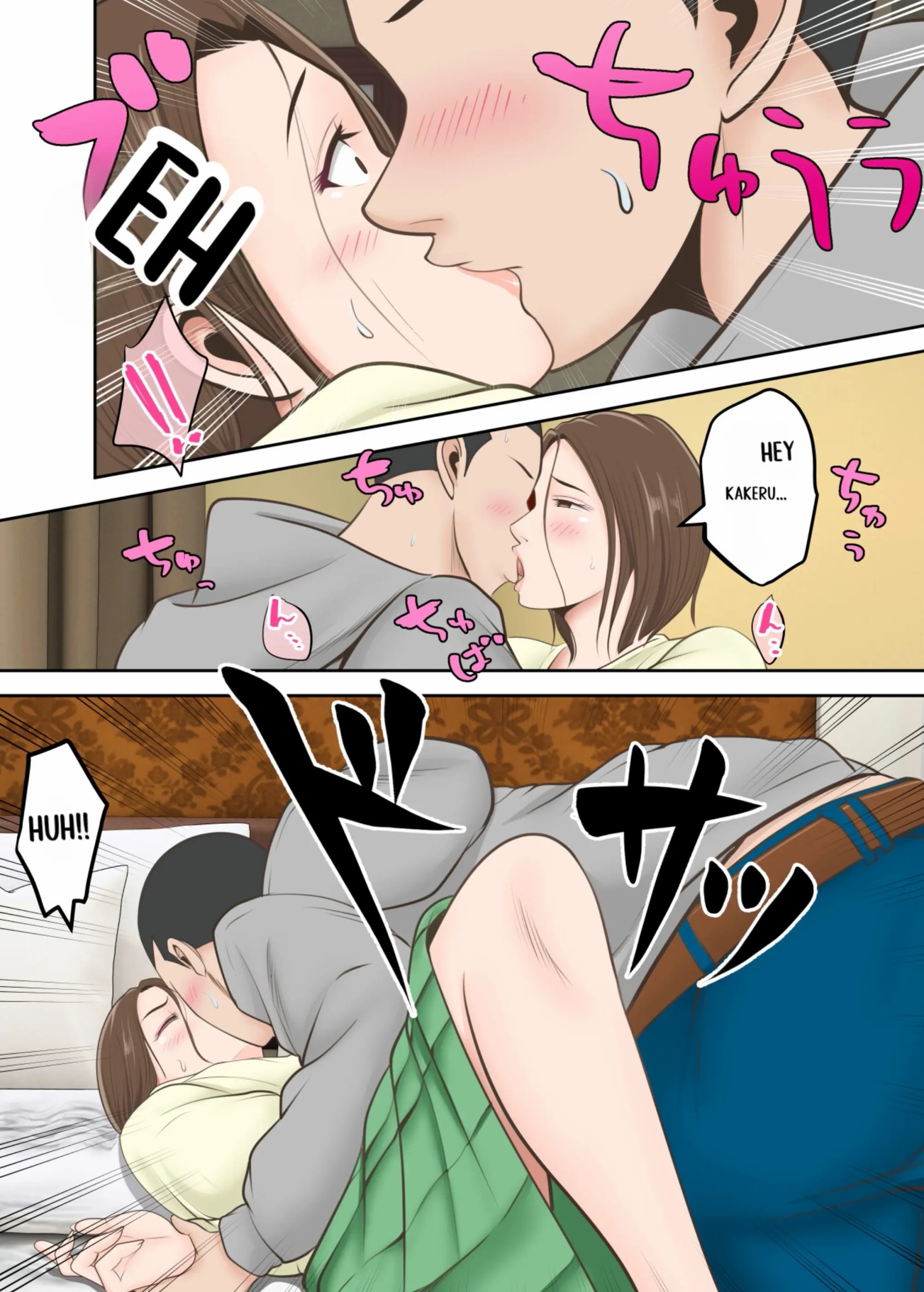 Oni no Kyouiku Mama ga Musuko to Amaama SEX made 64