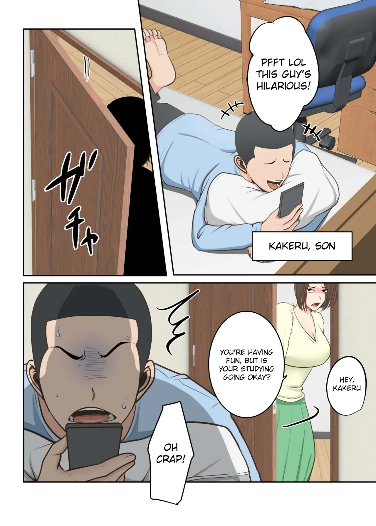 Oni no Kyouiku Mama ga Musuko to Amaama SEX Suru made 2