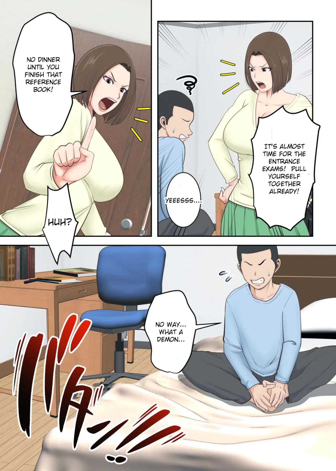 Oni no Kyouiku Mama ga Musuko to Amaama SEX Suru made 4