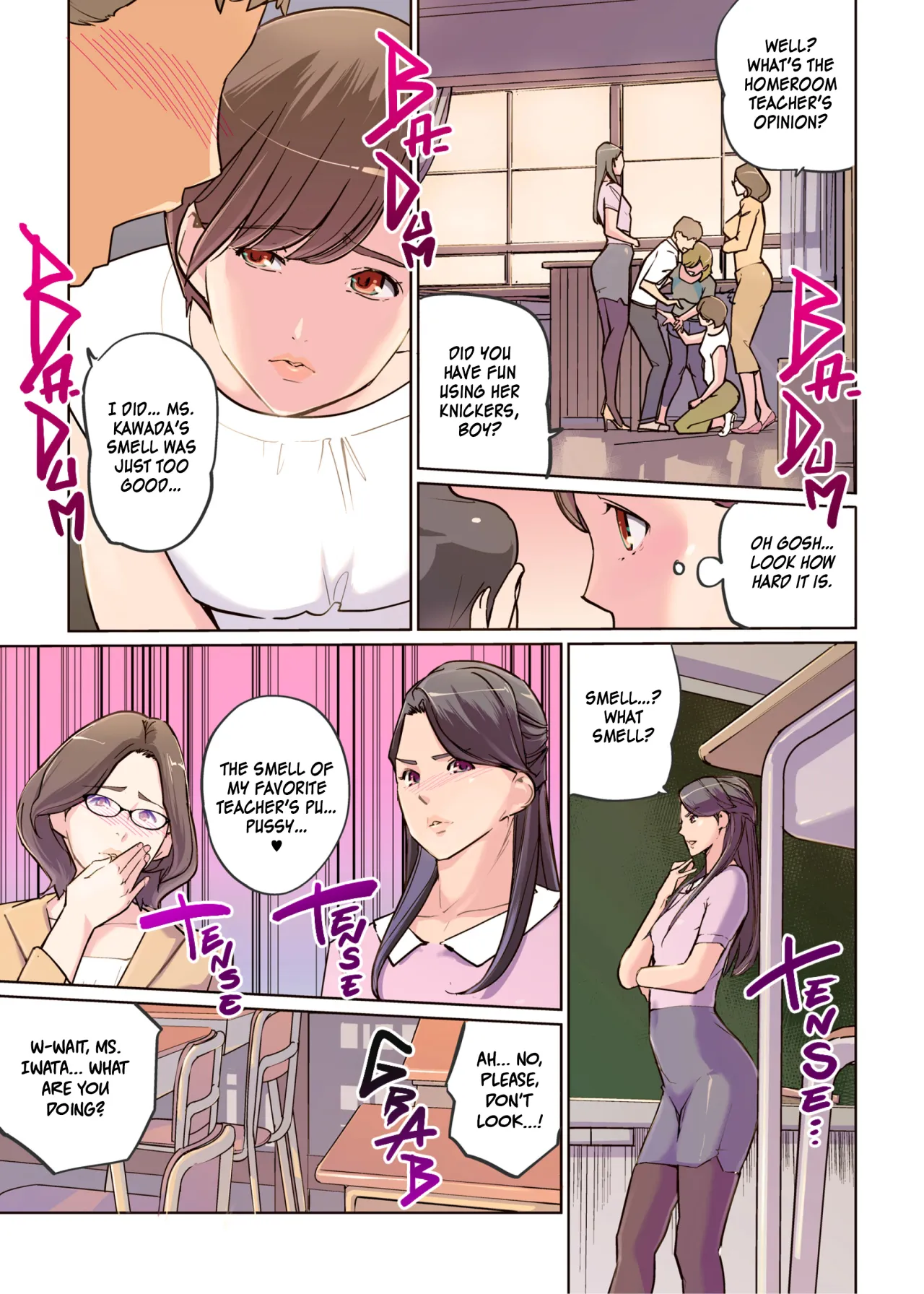 Onna Kyoshi 4-nin no Hatenaki Mesu Bato 7