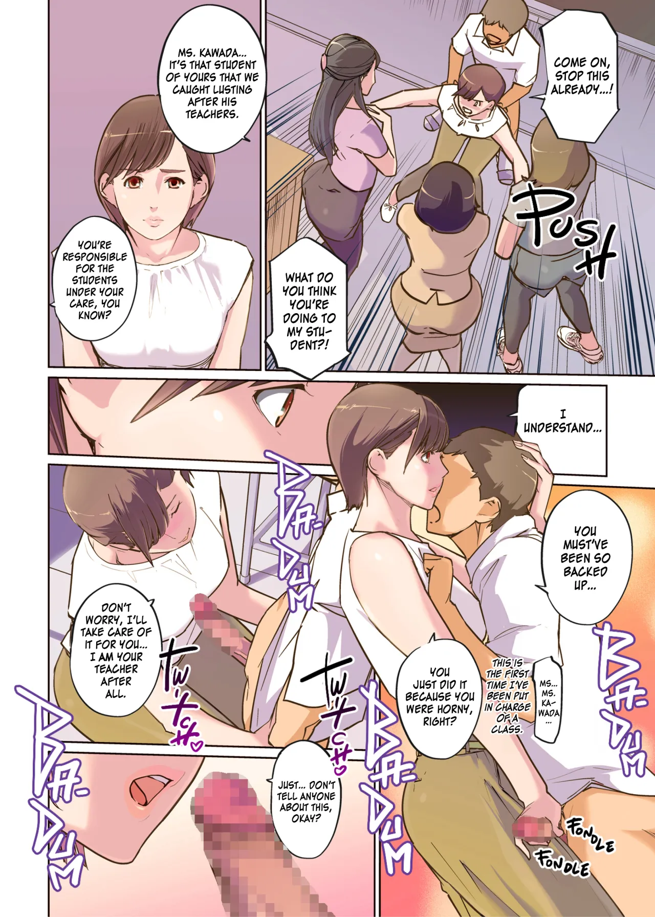 Onna Kyoshi 4-nin no Hatenaki Mesu Bato 10