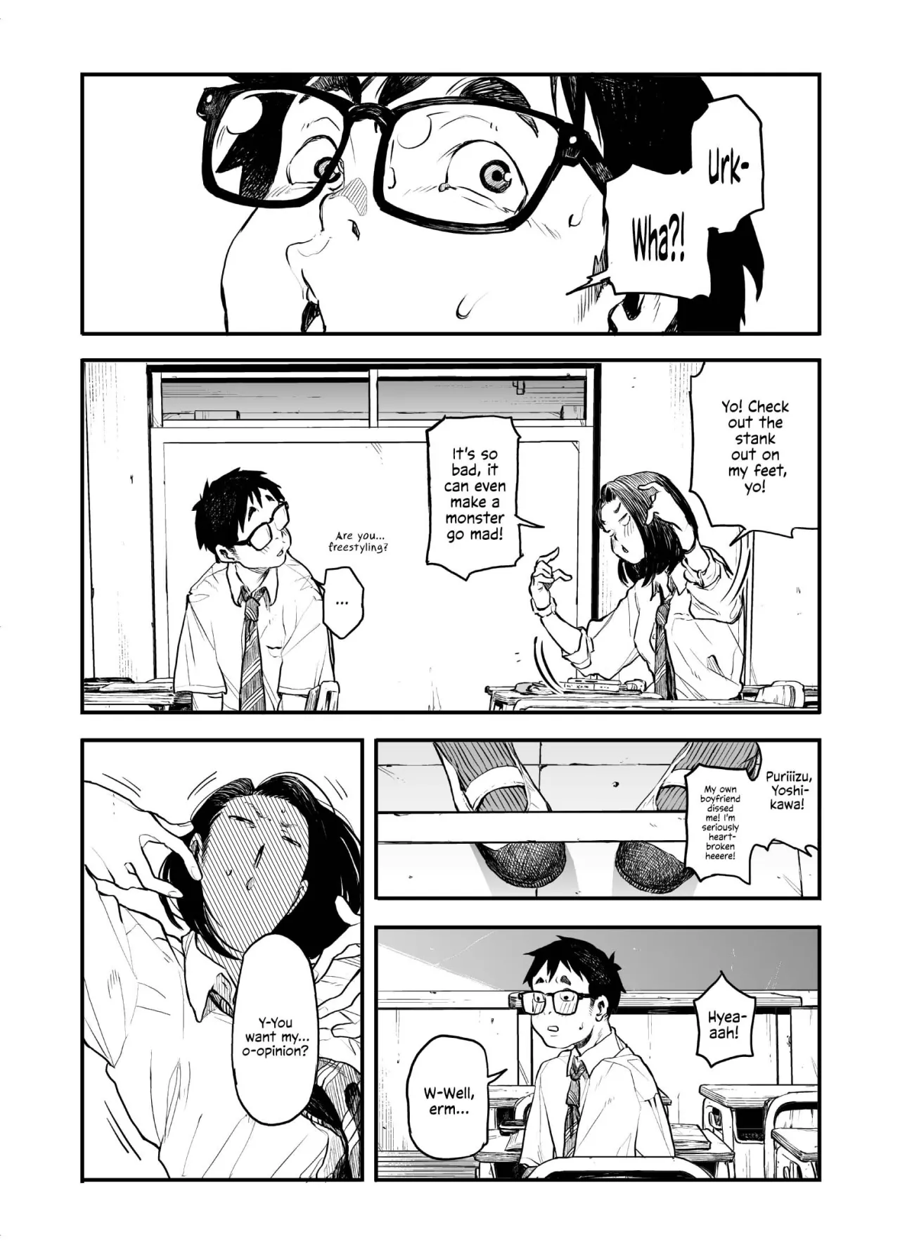 Onnanoko ni Ashi no Nioi o Kakunin Shitekure to Tanomareru Hanashi 8