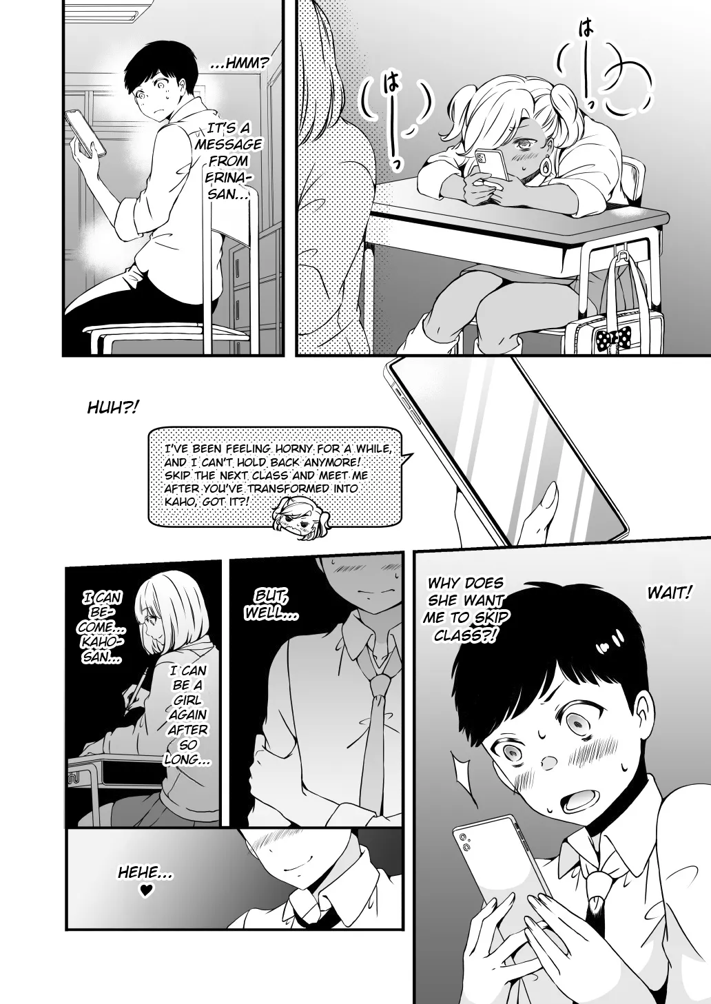 Onnanoko ni Naritai Ore to, Onna ni Akita Gal 3 4