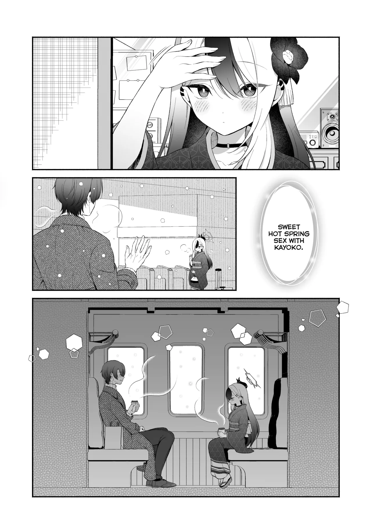 Onsen Kayoko to Amatoro Ecchi + Kayoko to Sensei ga Onamiseshiau Ohanashi 2
