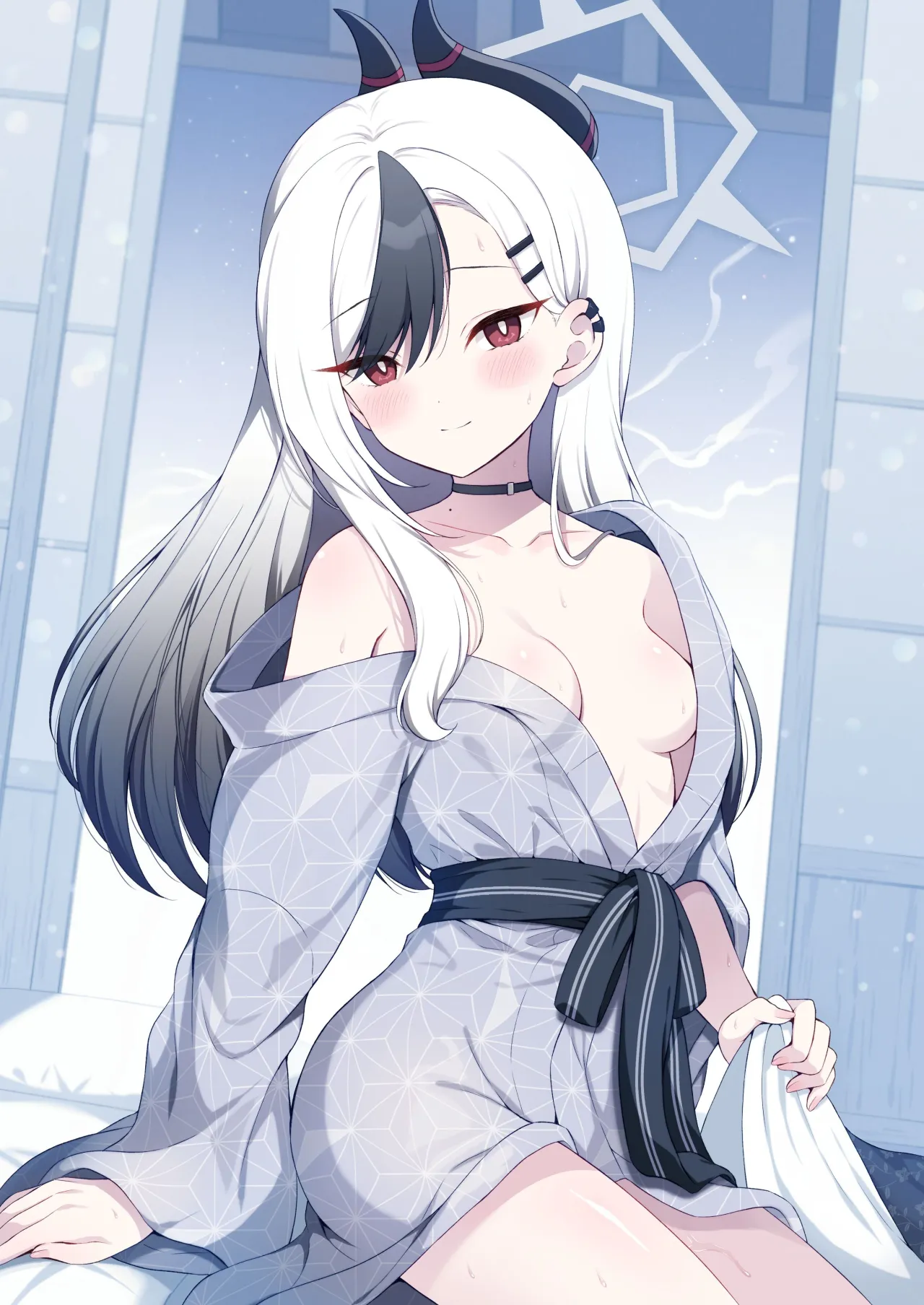 Onsen Kayoko to Amatoro Ecchi + Kayoko to Sensei ga Onamiseshiau Ohanashi 32
