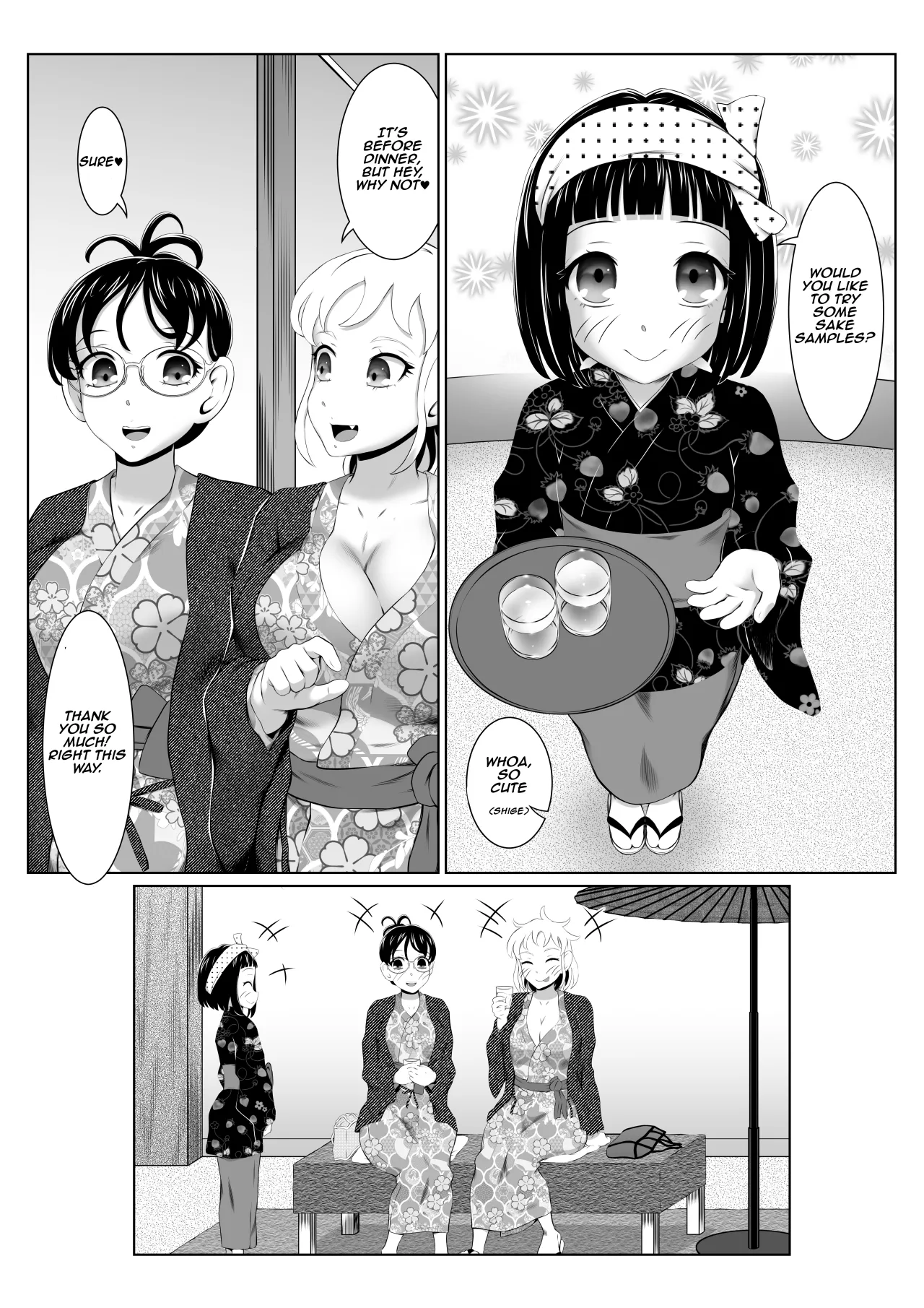 Onsen Shuzai de Rankou Mission! 19