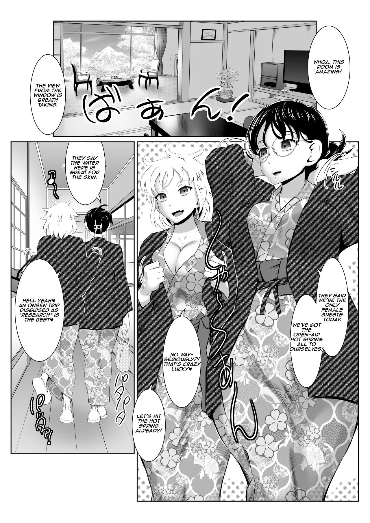 Onsen Shuzai de Rankou Mission! 4