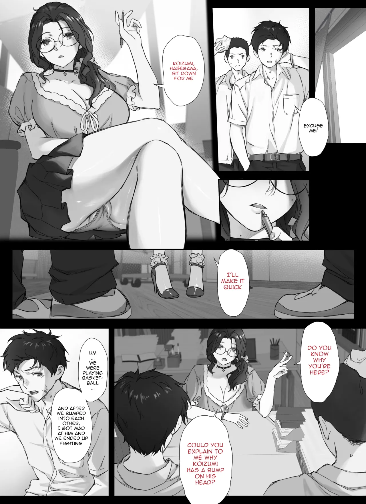 Ore to Kyonyuu Tannin Kyoushi no Himitsu no Kankei 6