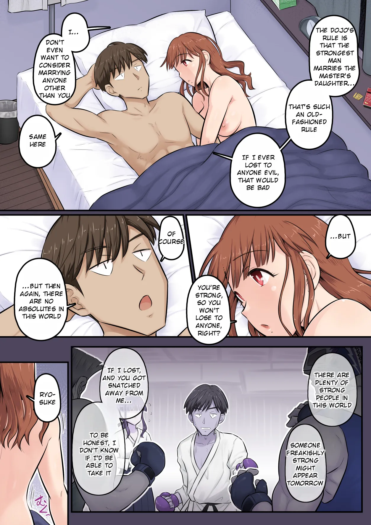 Osananajimi Kanojo ga Doujouyaburi ni Omochikaeri Sarete, Ikkagetsu-kan Gattsuri Tanetsuke Sareru Ohanashi. 4 5