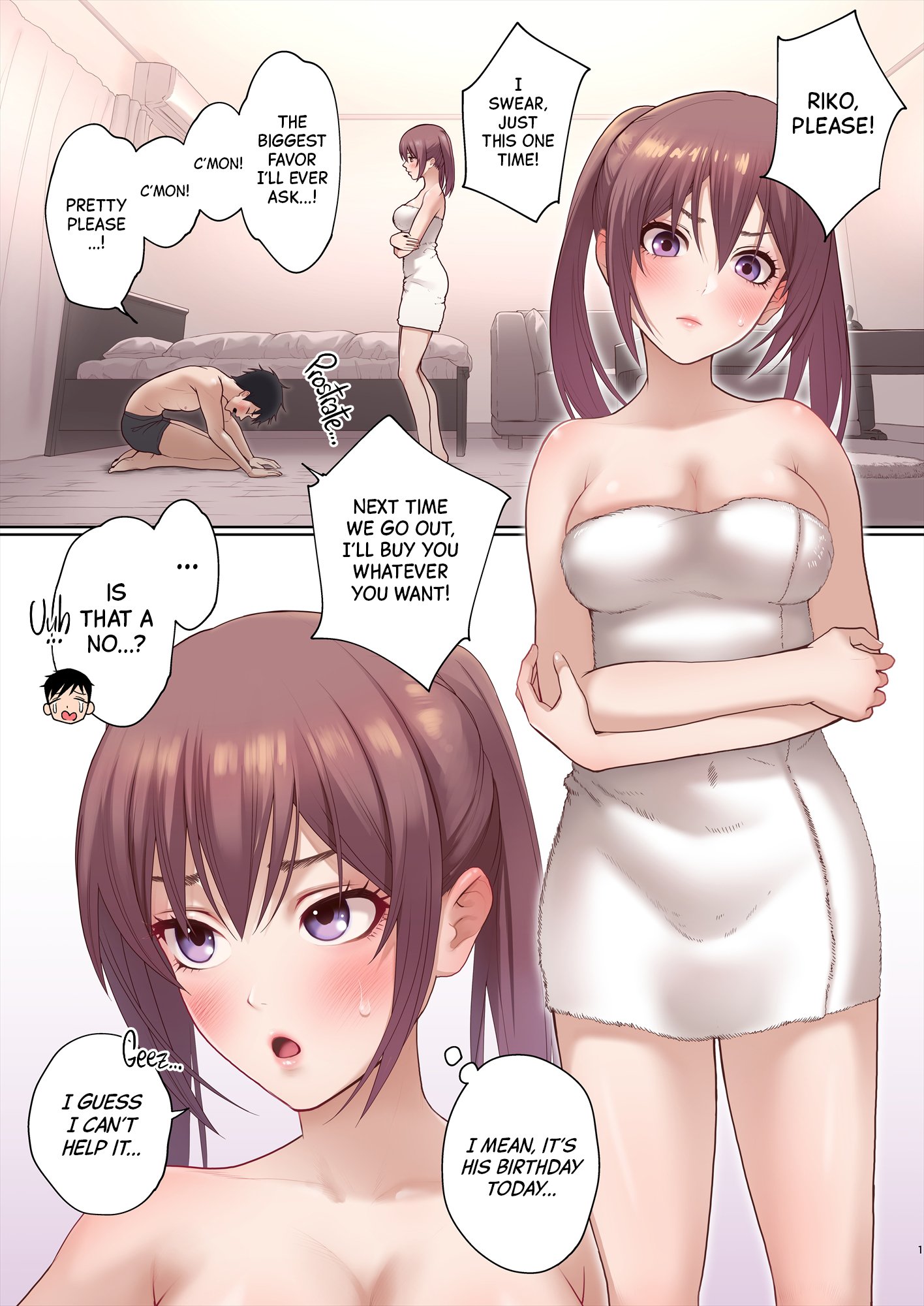 Oshi ni Yowai Kanojo | She's Bad at Saying No [English] [Decensored] 2