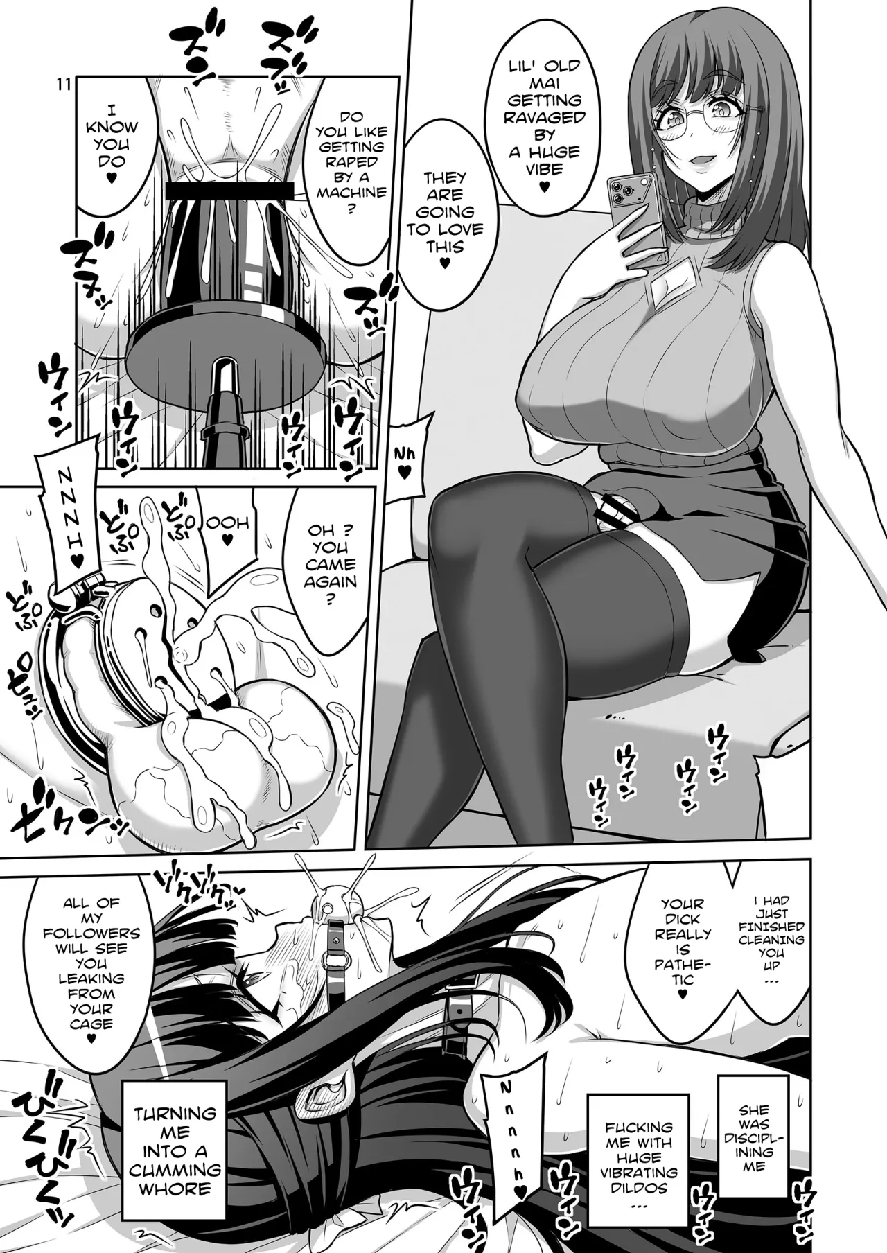 Otokonoko Musume wa Futanari Onee-san ni Kanri Saretai 10