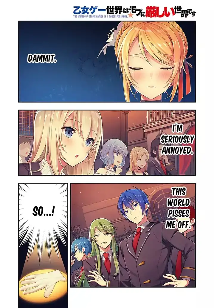 Otome Game Sekai wa Mob ni Kibishii Sekai desu 1