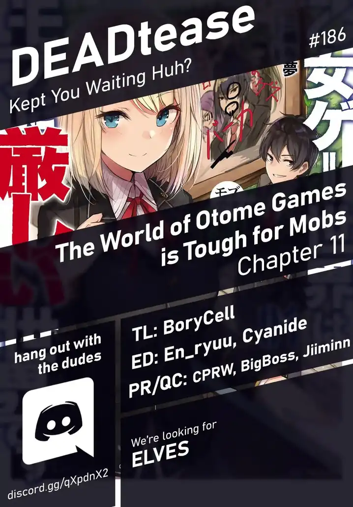 Otome Game Sekai wa Mob ni Kibishii Sekai desu 1