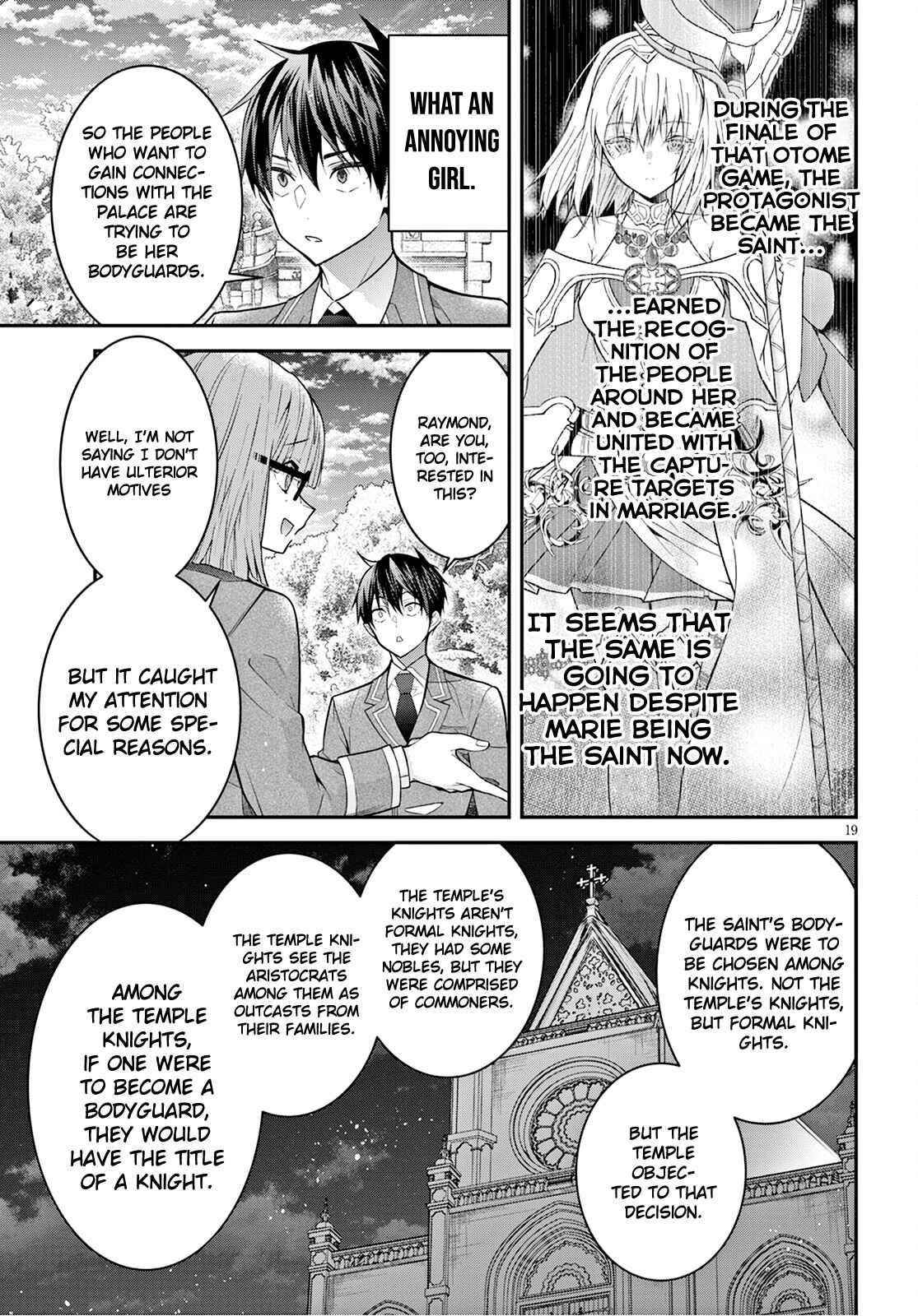 Otome Game Sekai wa Mob ni Kibishii Sekai desu 19
