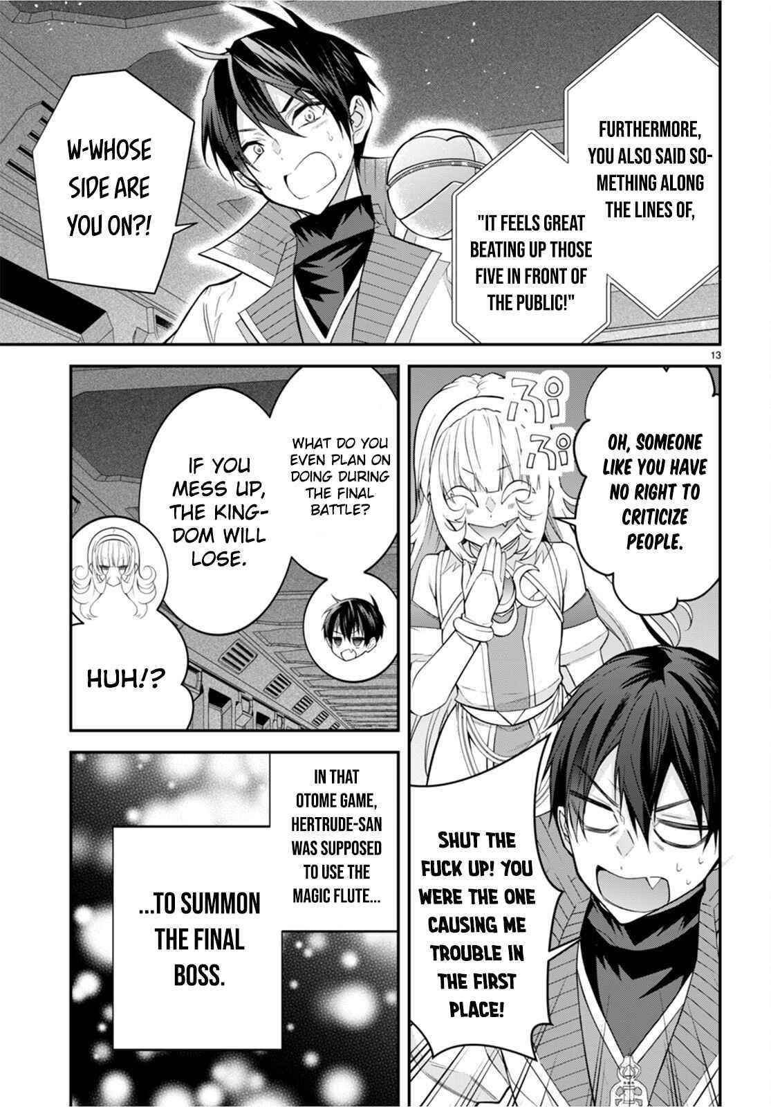 Otome Game Sekai wa Mob ni Kibishii Sekai desu 13