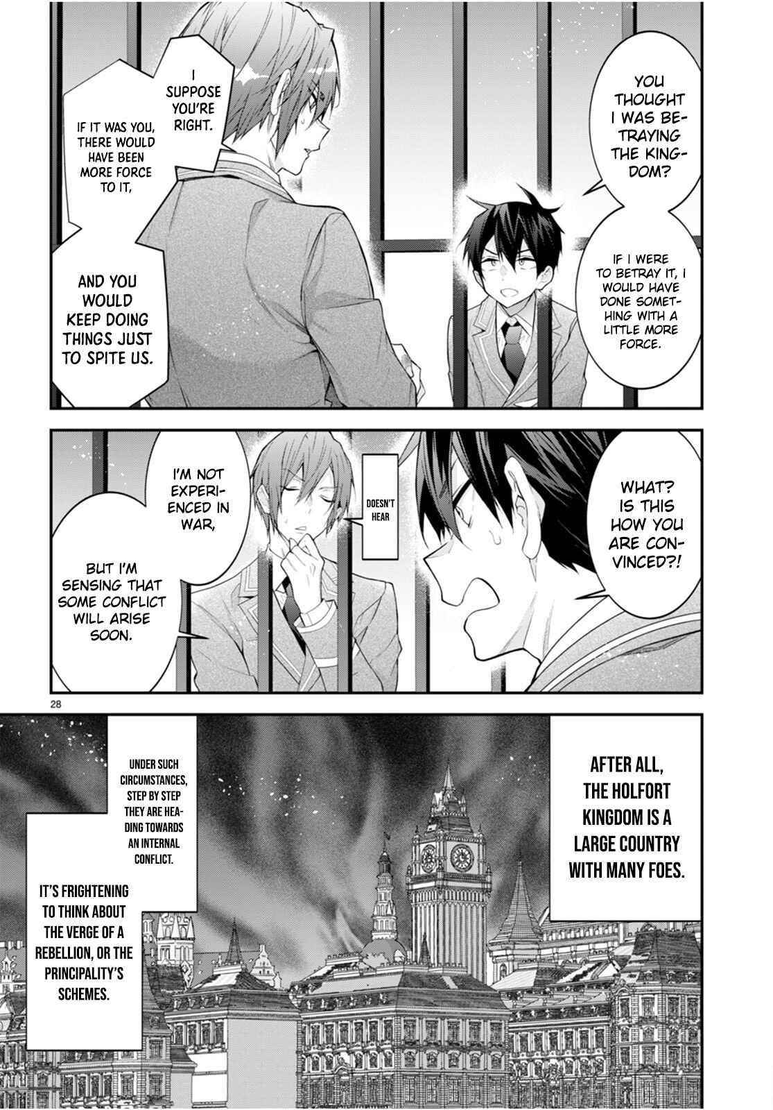 Otome Game Sekai wa Mob ni Kibishii Sekai desu 28