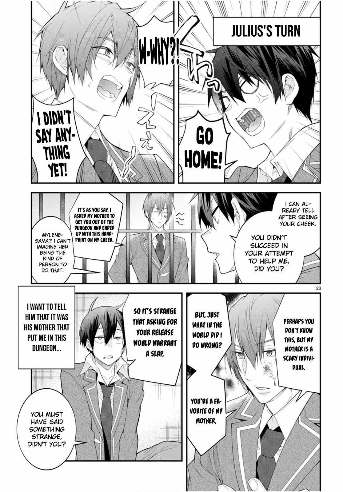 Otome Game Sekai wa Mob ni Kibishii Sekai desu 23