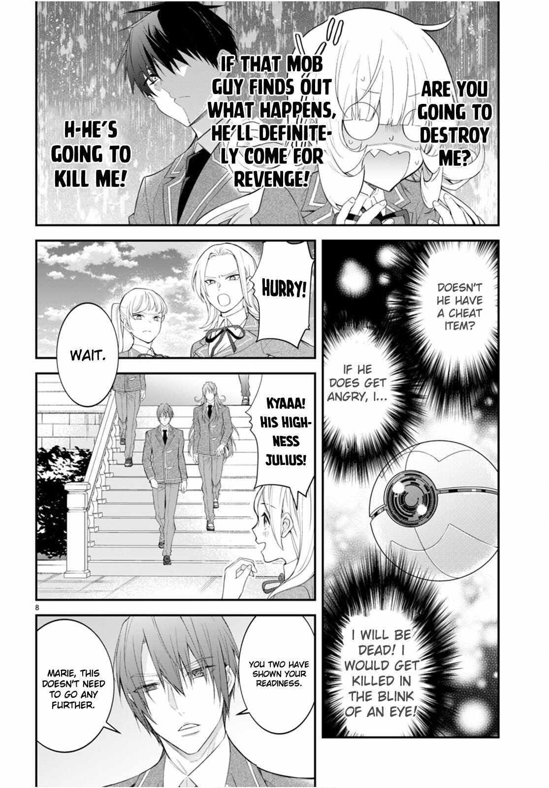 Otome Game Sekai wa Mob ni Kibishii Sekai desu 8