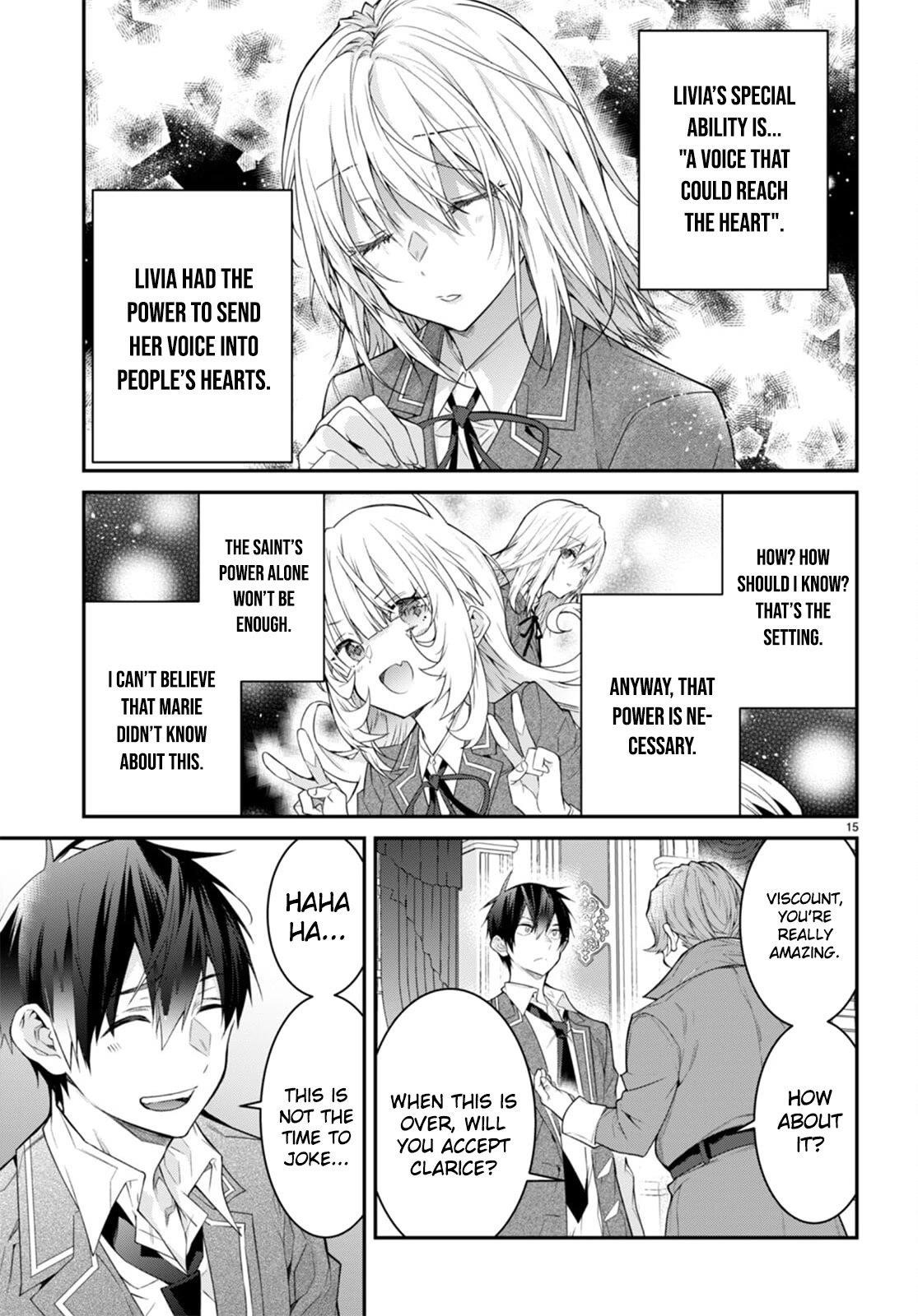 Otome Game Sekai wa Mob ni Kibishii Sekai desu 15