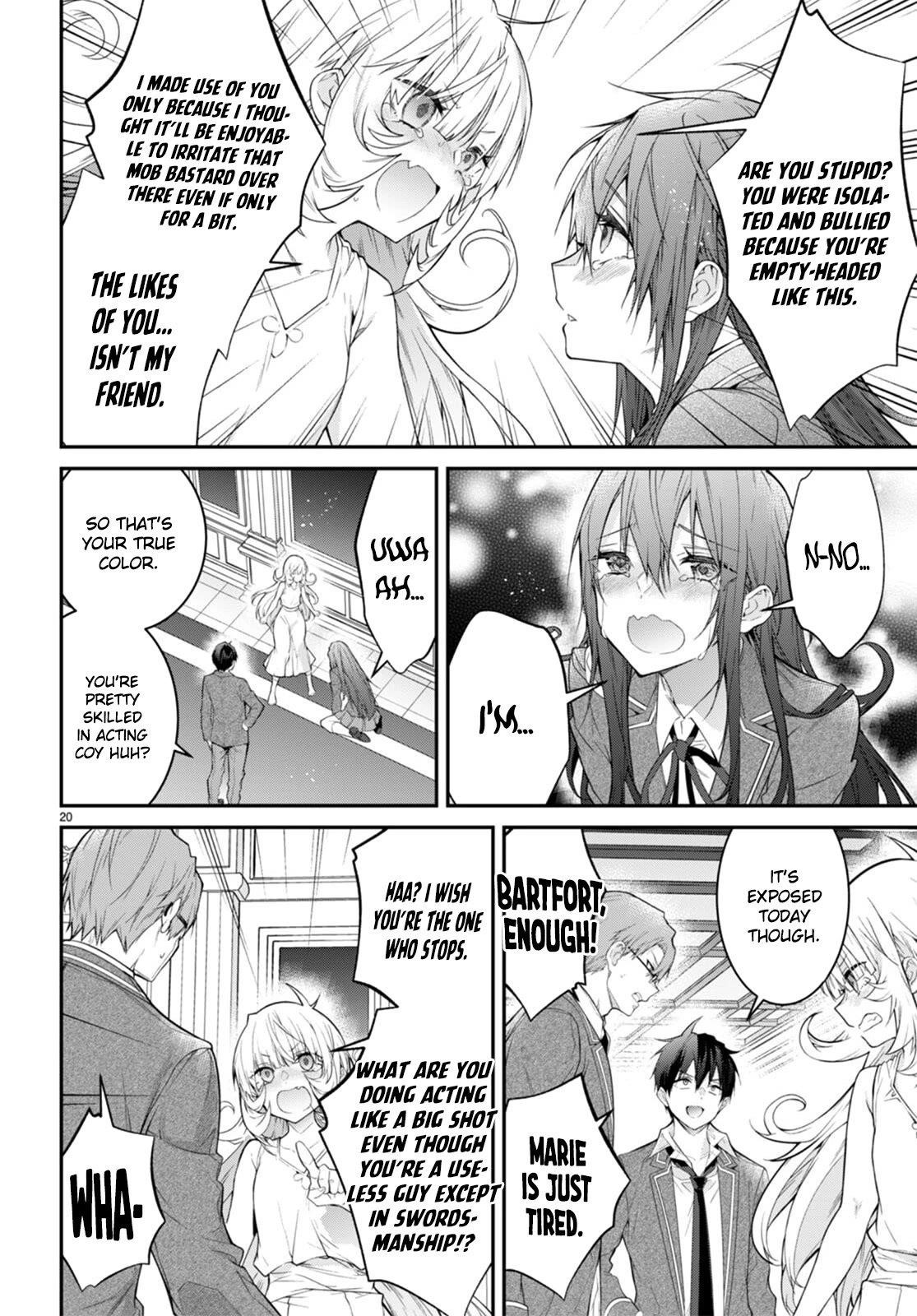 Otome Game Sekai wa Mob ni Kibishii Sekai desu 20
