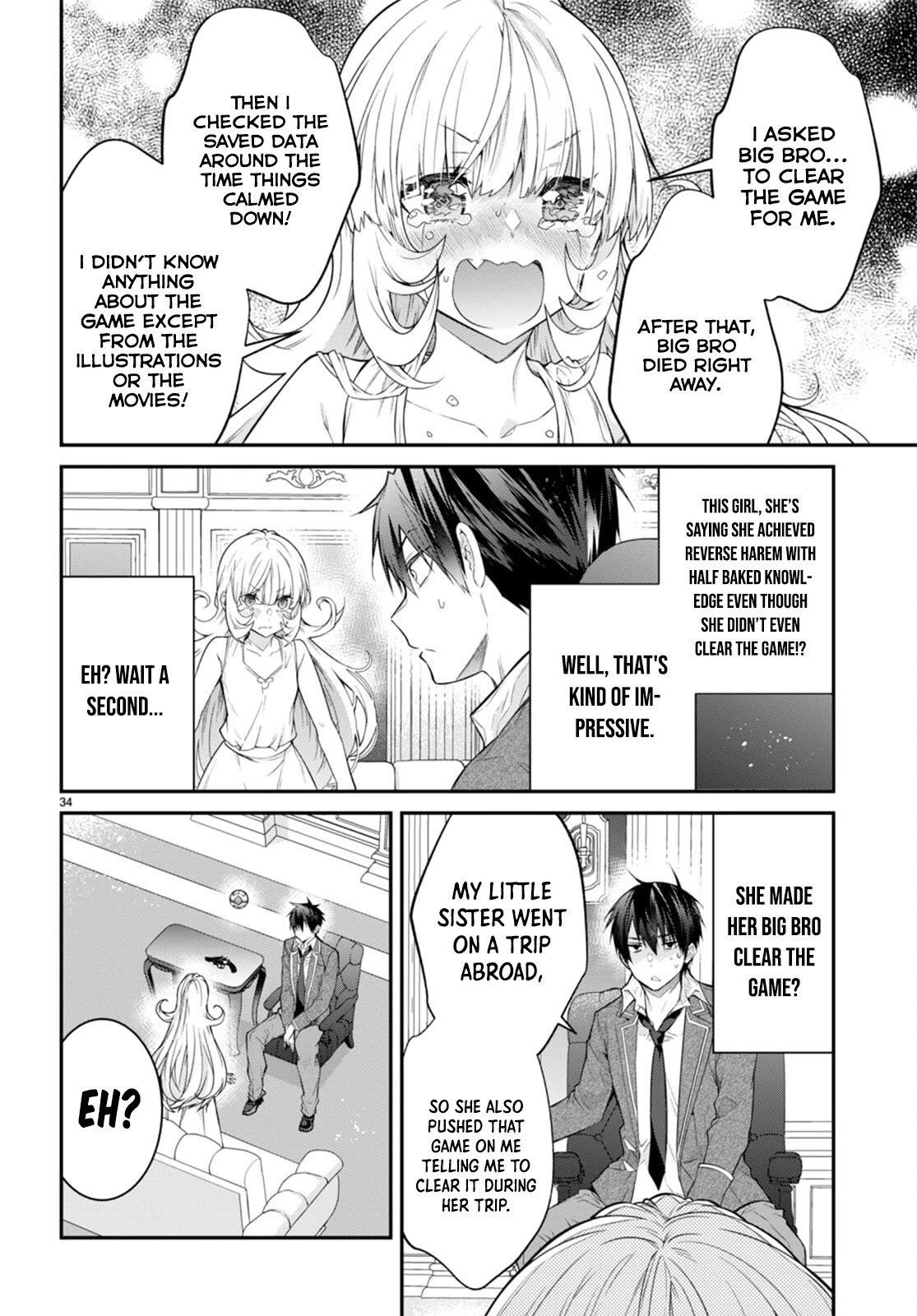 Otome Game Sekai wa Mob ni Kibishii Sekai desu 34