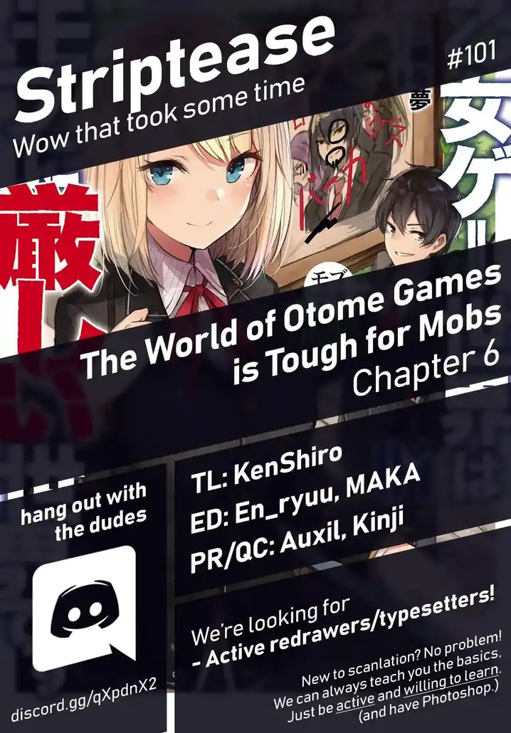 Otome Game Sekai wa Mob ni Kibishii Sekai desu 1