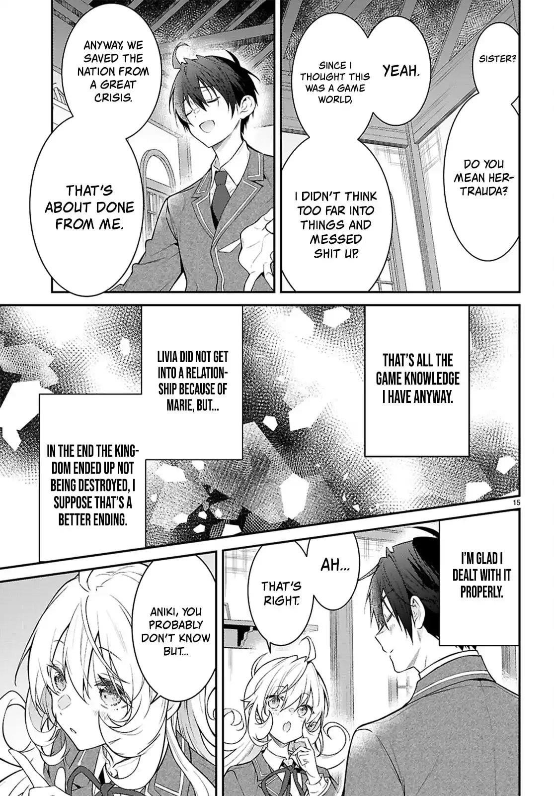 Otome Game Sekai wa Mob ni Kibishii Sekai desu 15