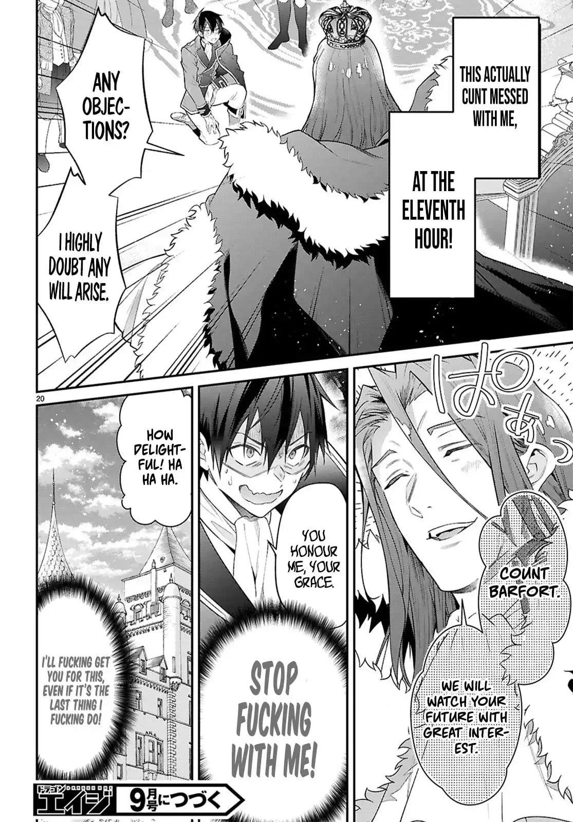 Otome Game Sekai wa Mob ni Kibishii Sekai desu 20