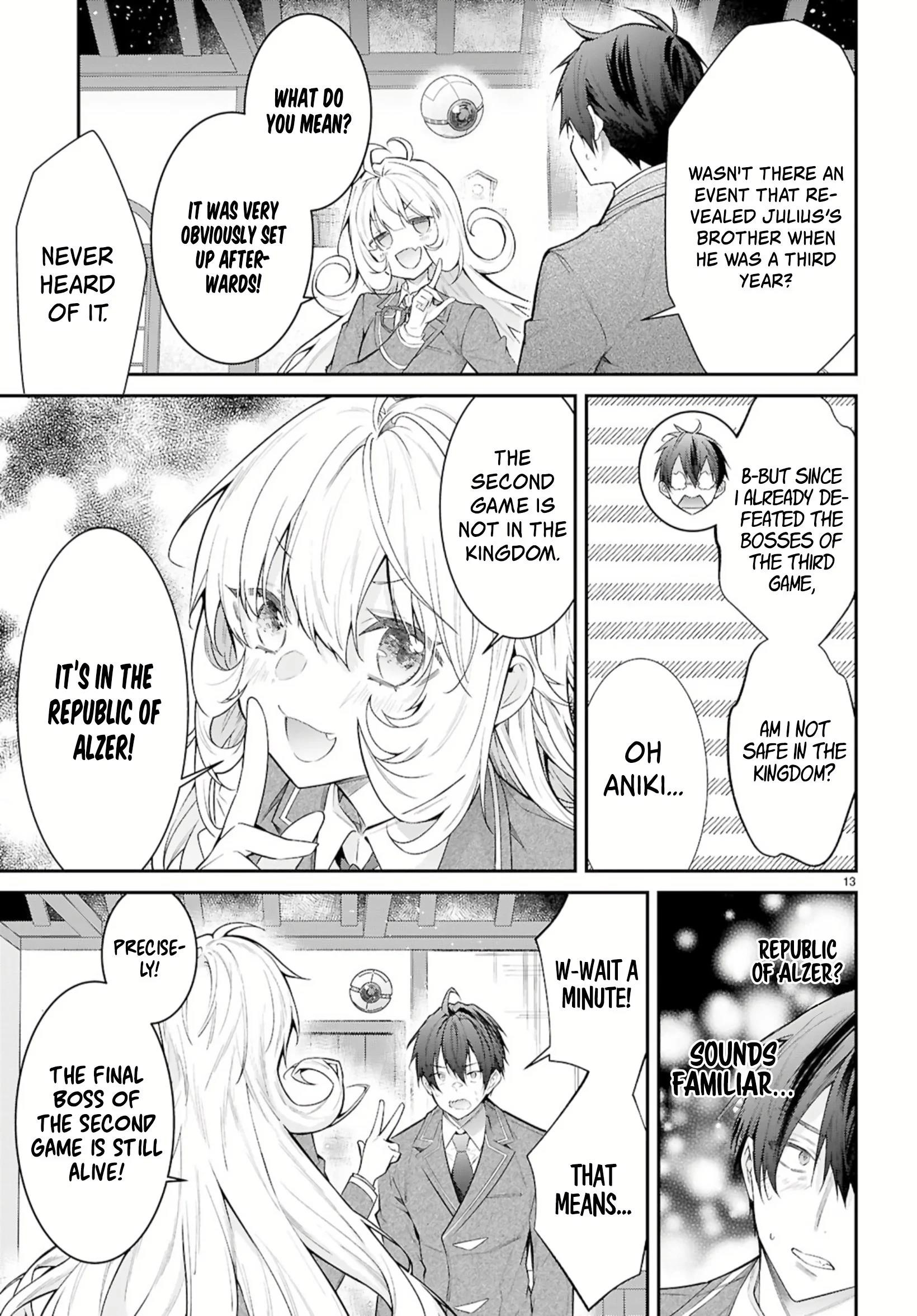 Otome Game Sekai wa Mob ni Kibishii Sekai desu 13