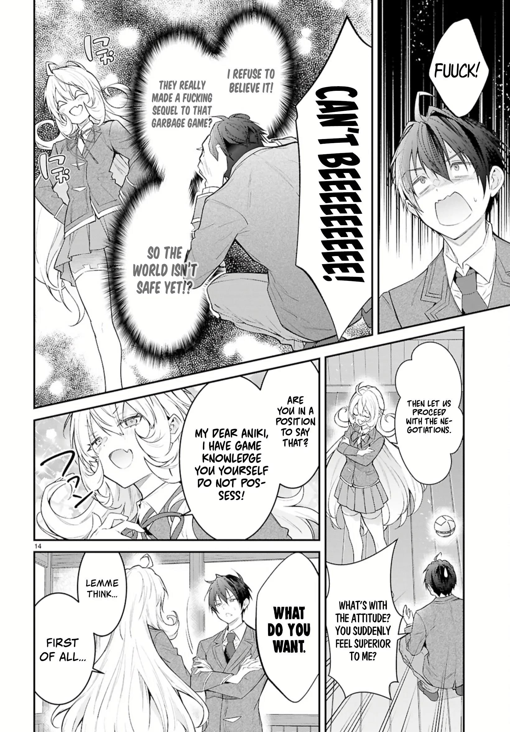 Otome Game Sekai wa Mob ni Kibishii Sekai desu 14