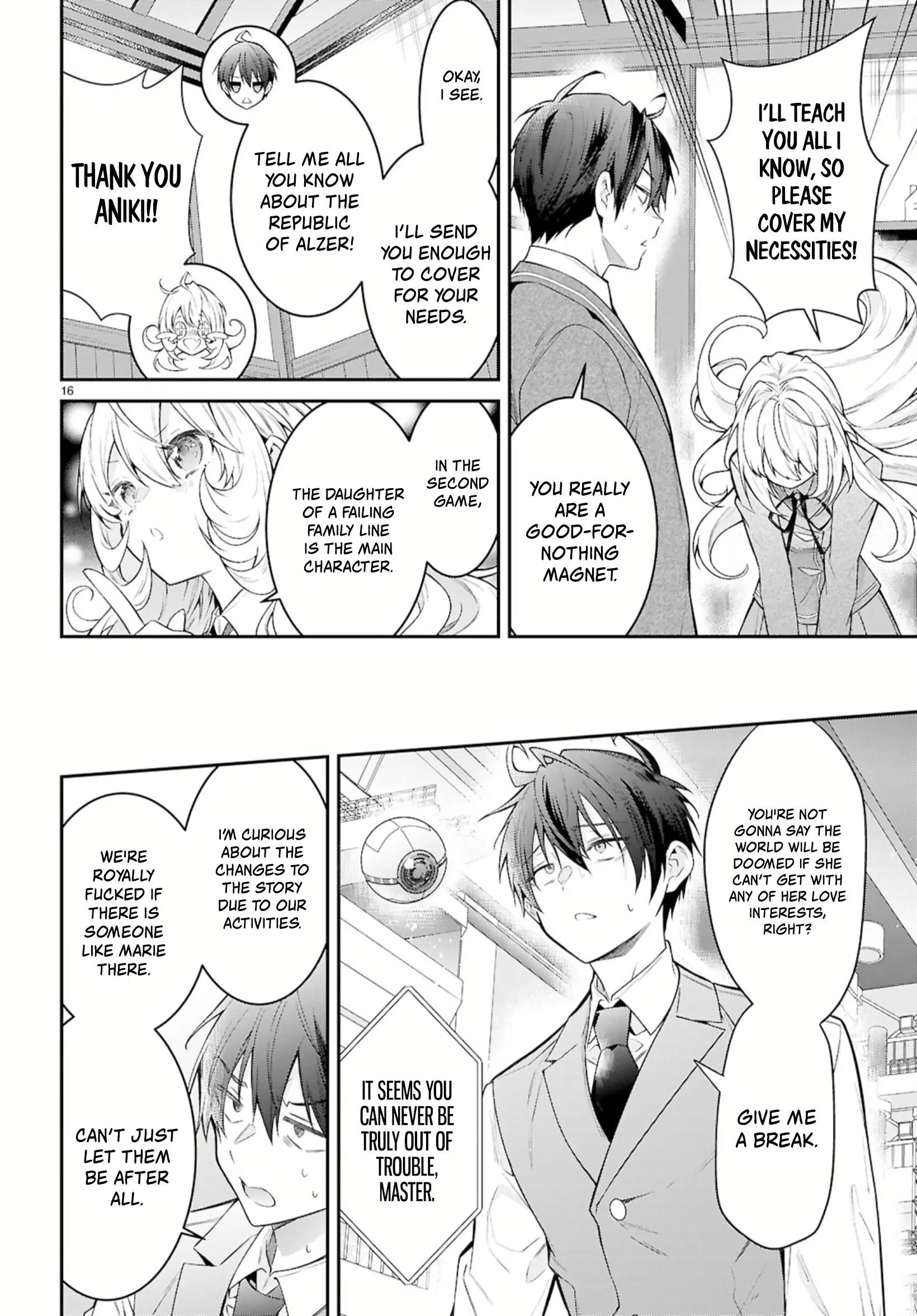 Otome Game Sekai wa Mob ni Kibishii Sekai desu 16
