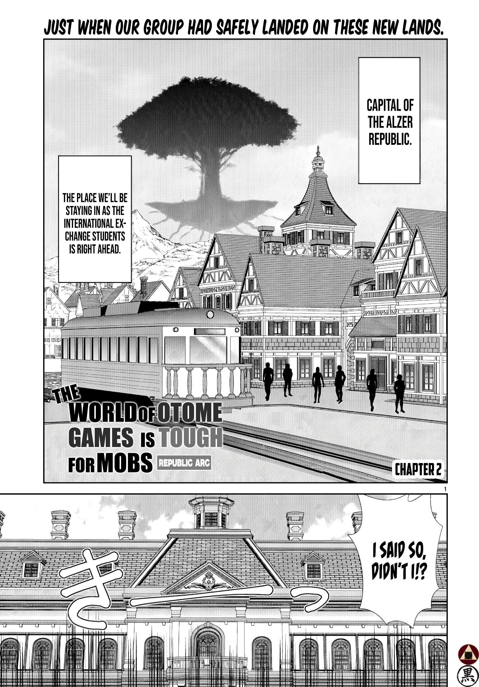 Otome Game Sekai wa Mob ni Kibishii Sekai desu 1