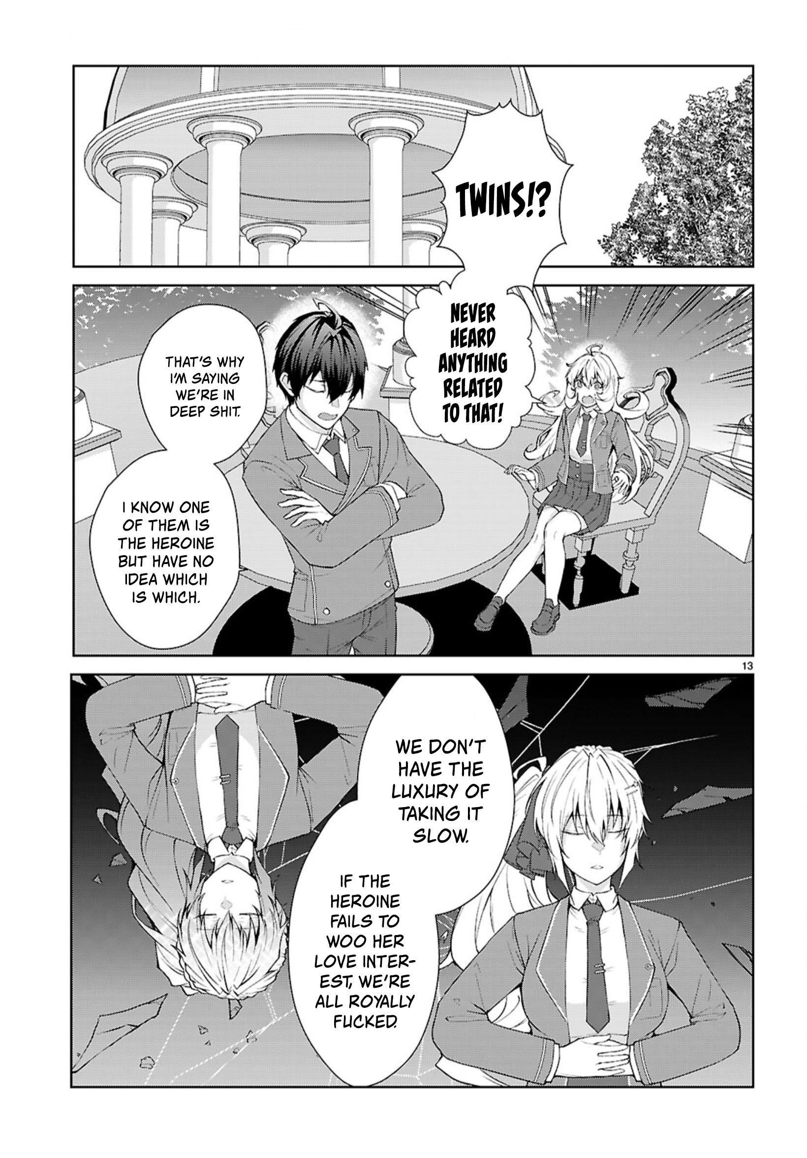 Otome Game Sekai wa Mob ni Kibishii Sekai desu 13