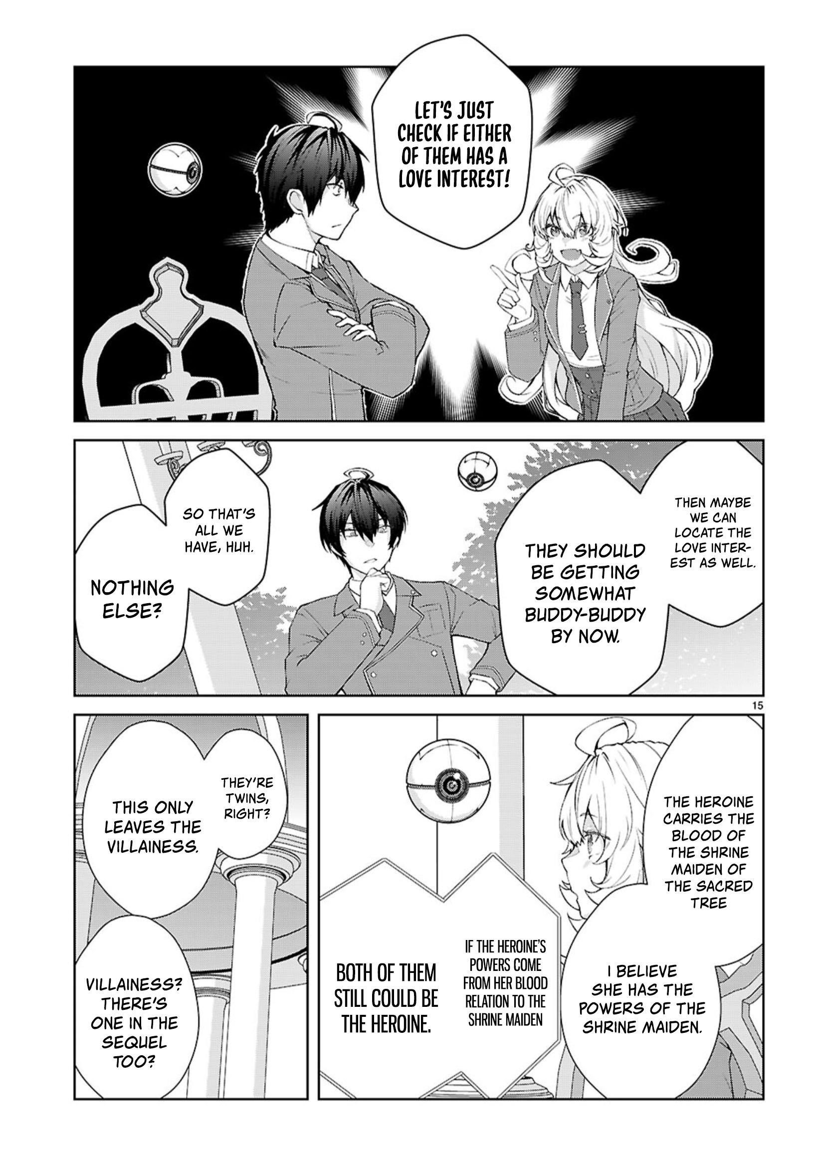 Otome Game Sekai wa Mob ni Kibishii Sekai desu 15