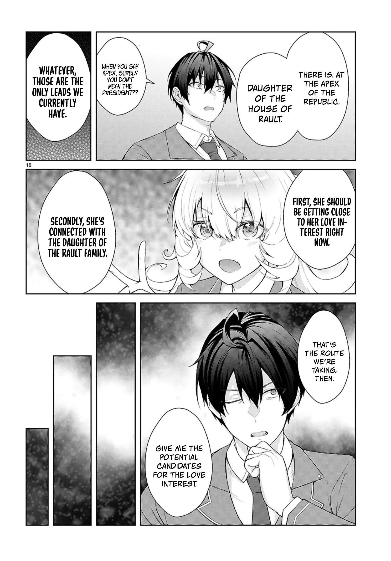 Otome Game Sekai wa Mob ni Kibishii Sekai desu 16