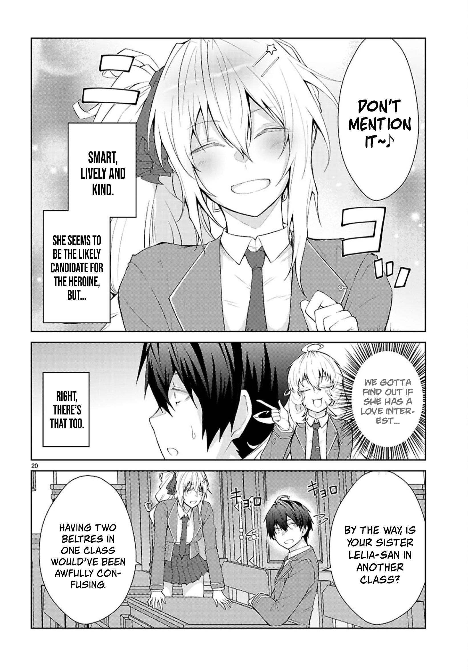 Otome Game Sekai wa Mob ni Kibishii Sekai desu 20