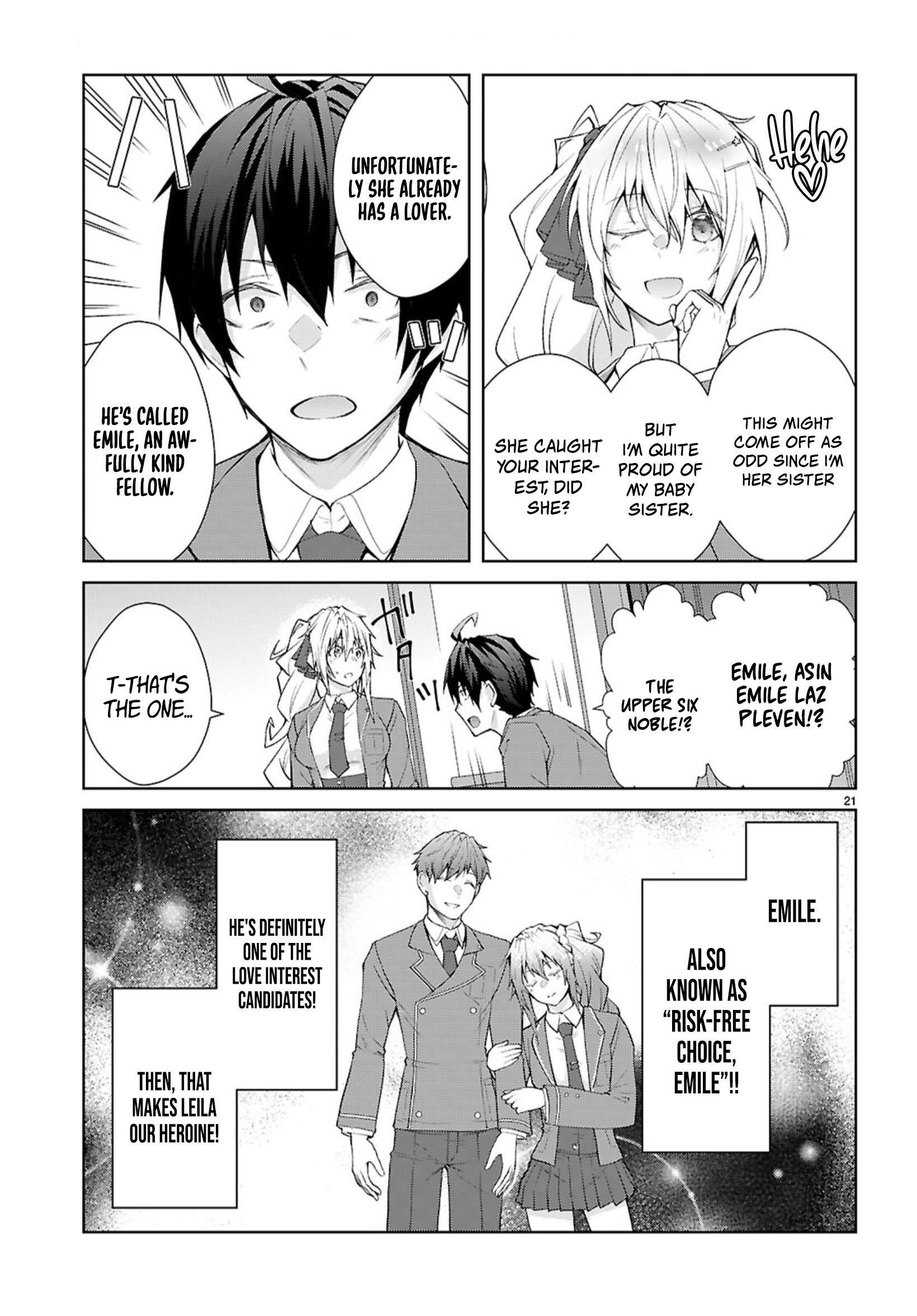 Otome Game Sekai wa Mob ni Kibishii Sekai desu 21