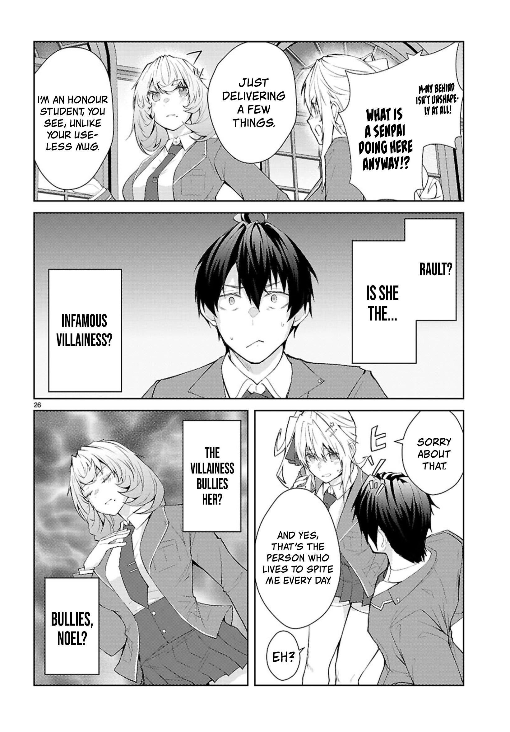 Otome Game Sekai wa Mob ni Kibishii Sekai desu 26