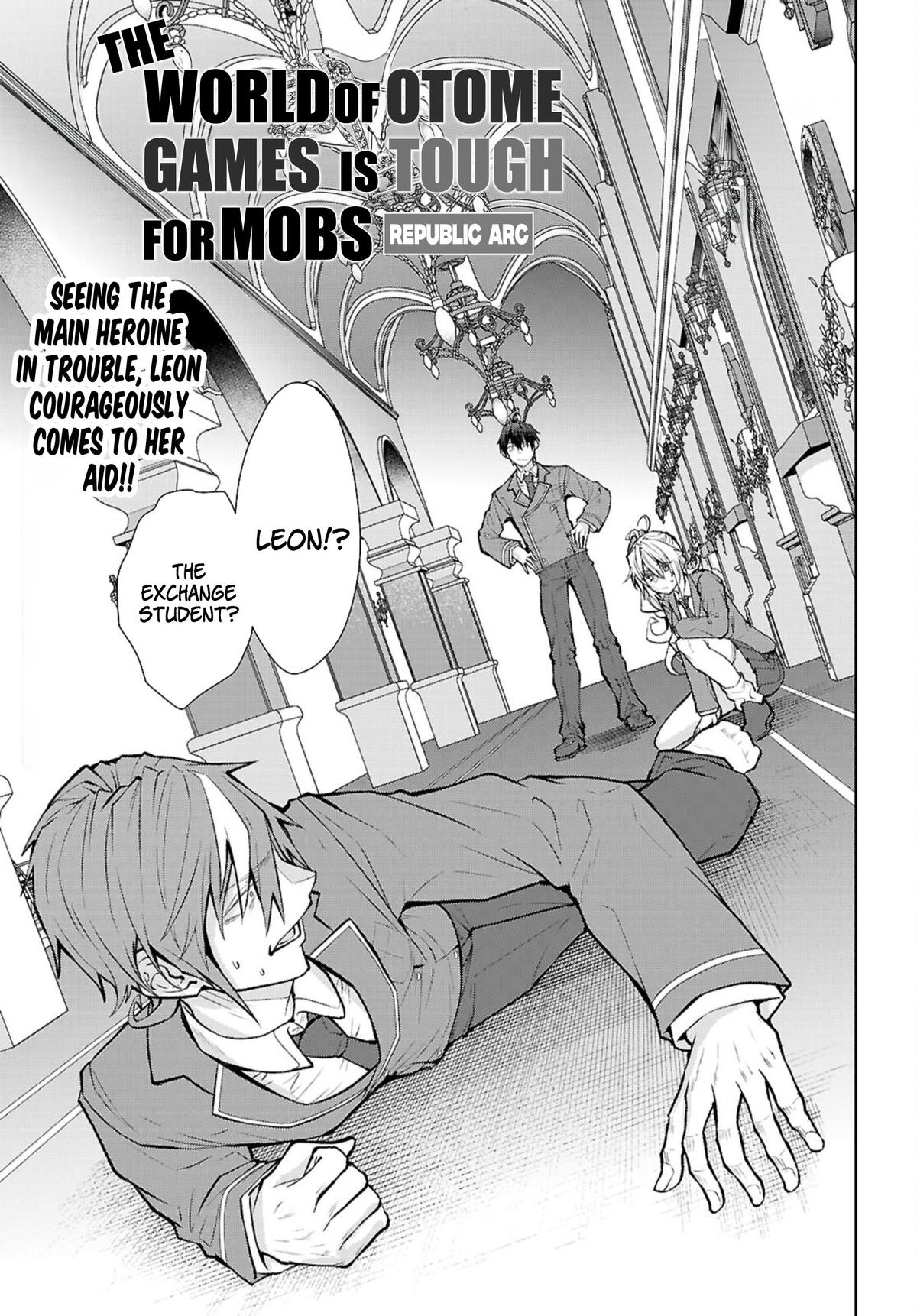 Otome Game Sekai wa Mob ni Kibishii Sekai desu 1