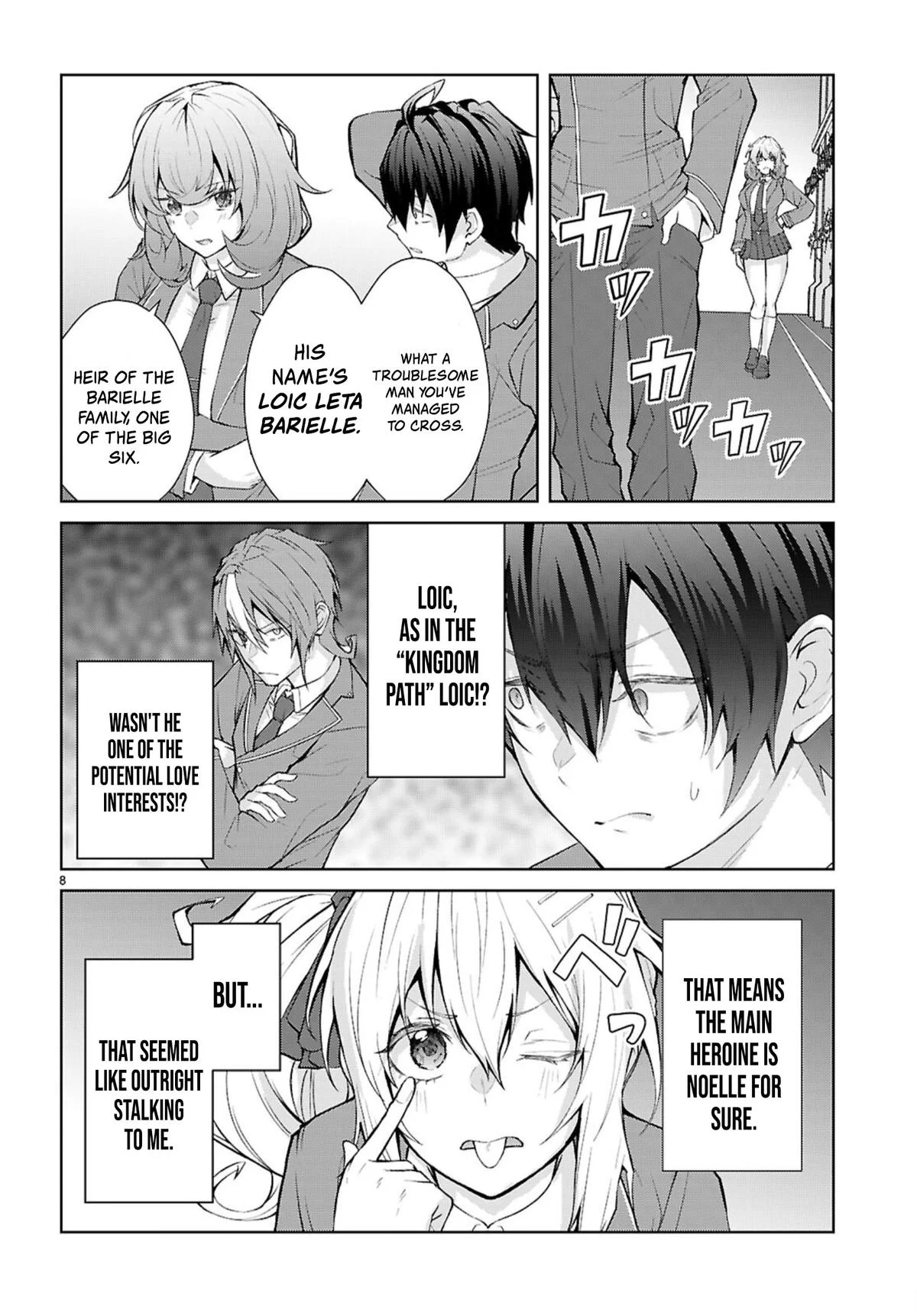 Otome Game Sekai wa Mob ni Kibishii Sekai desu 7