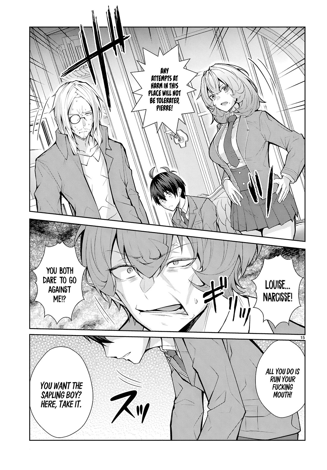 Otome Game Sekai wa Mob ni Kibishii Sekai desu 15