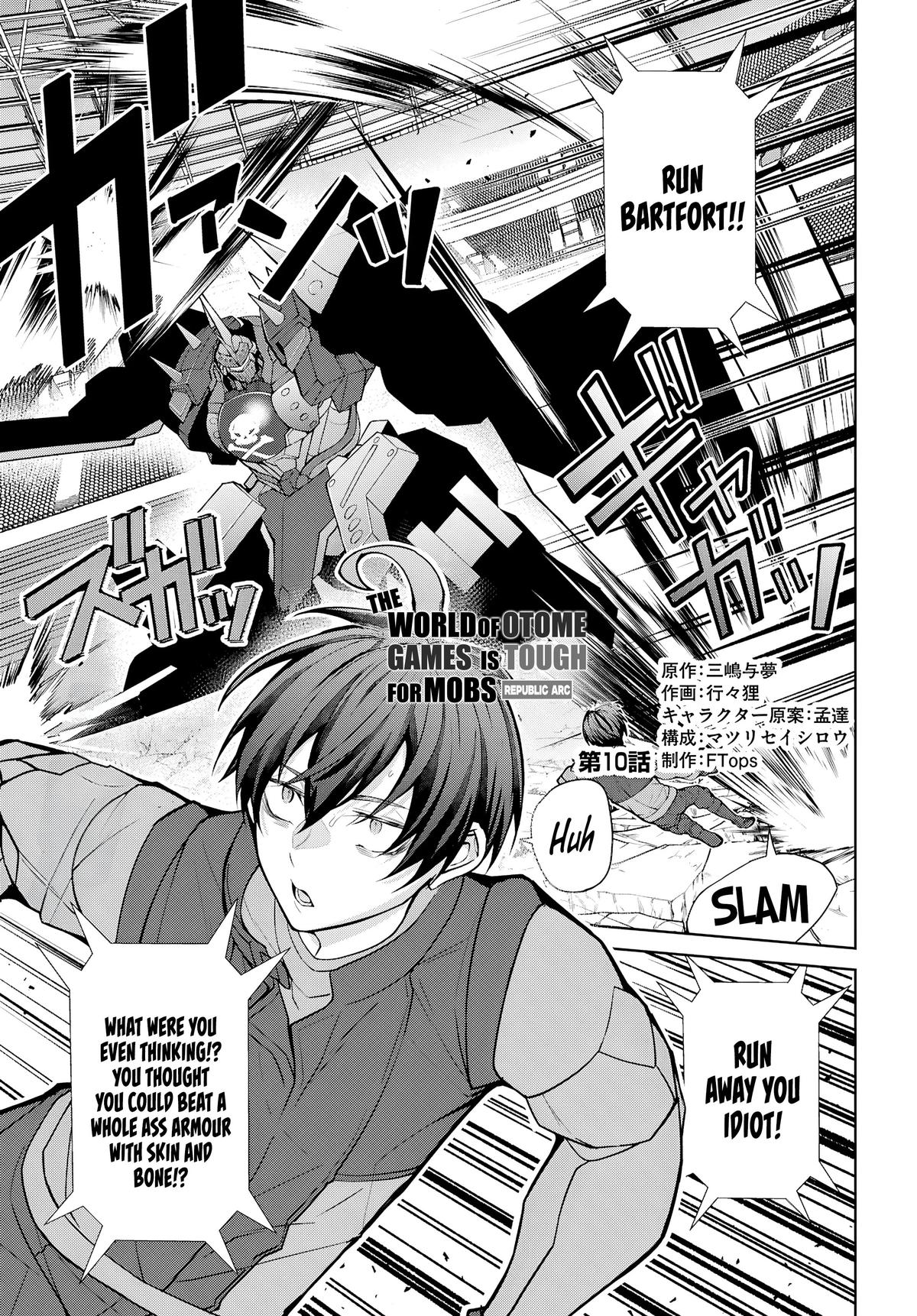 Otome Game Sekai wa Mob ni Kibishii Sekai desu 1