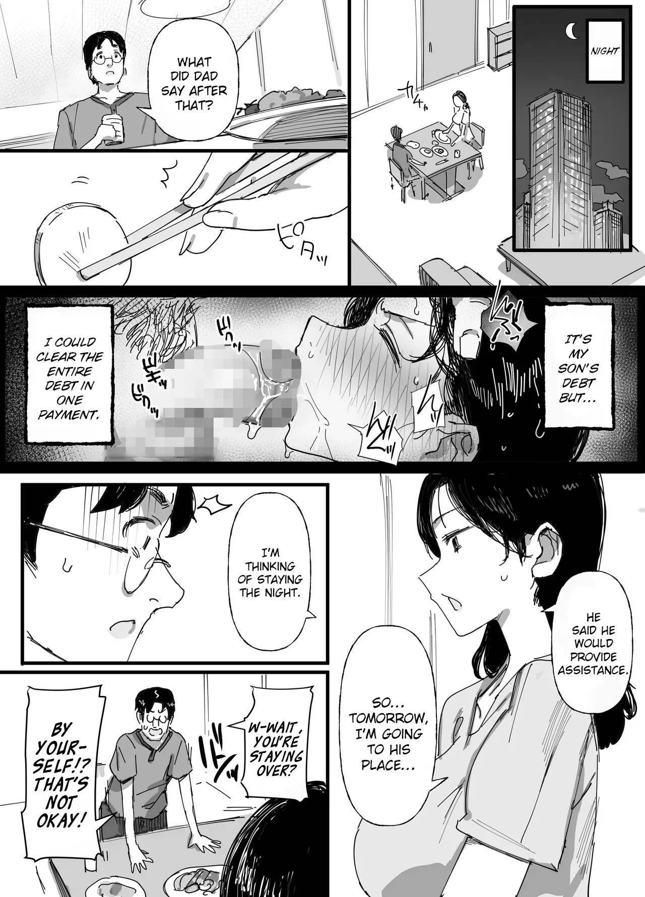 Otto no Shakkin Nakadashi Hensai Gifu ni Mi o Uru Komochi Tsuma 33
