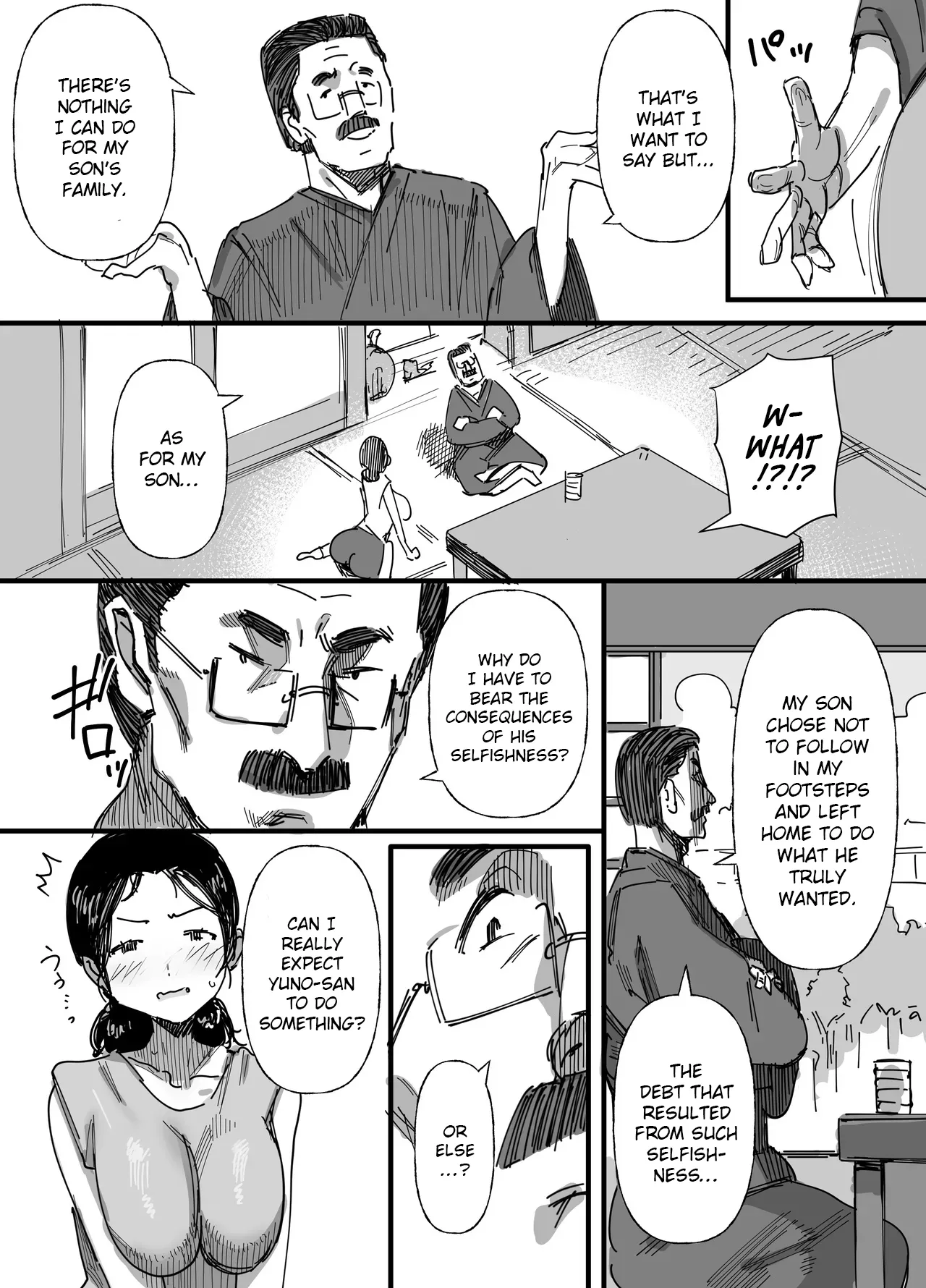 Otto no Shakkin Nakadashi Hensai Gifu ni Mi o Uru Komochi Tsuma 10