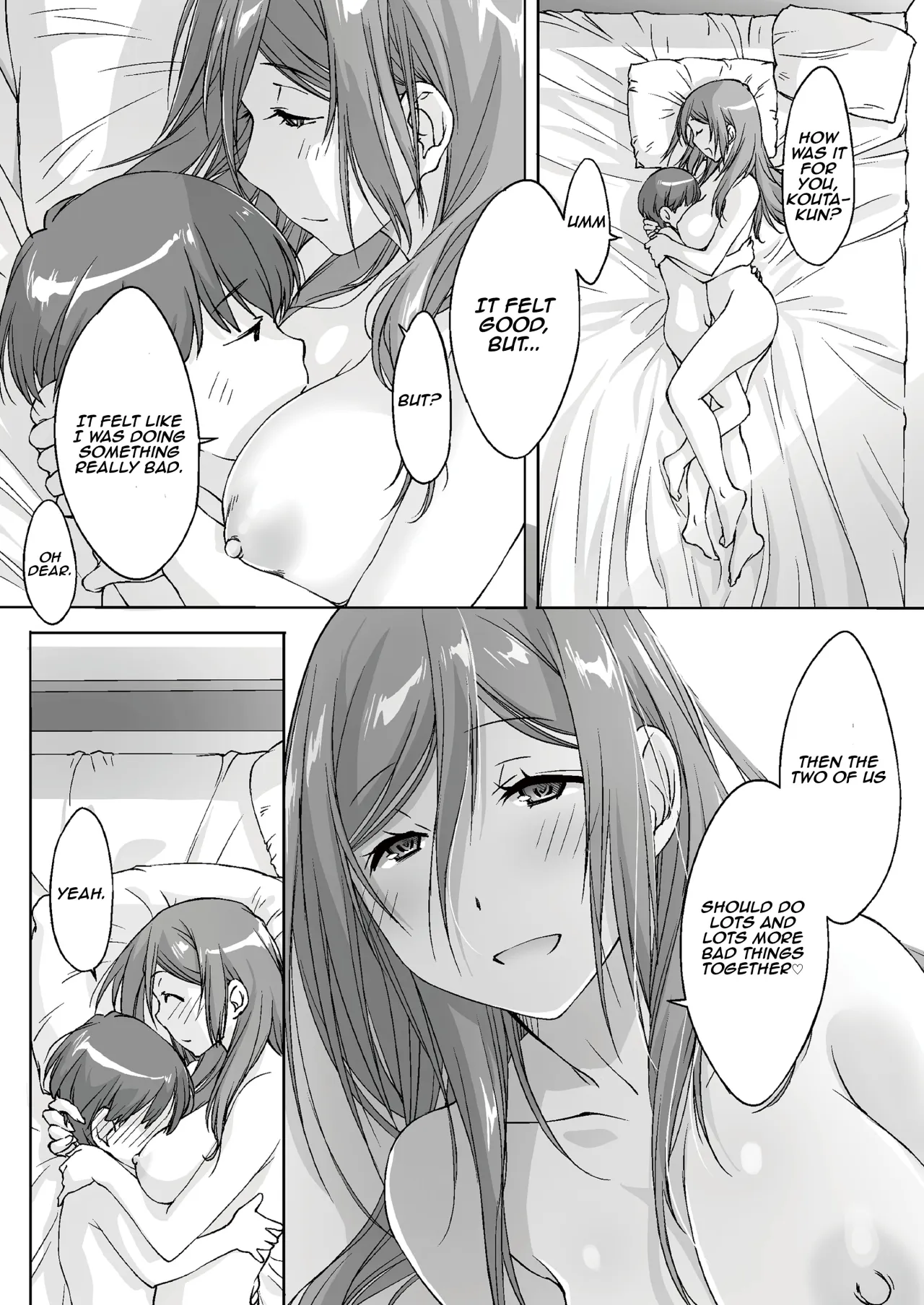 Oya ni Naisho de Oppai Ishitekureru Katei Kyoushi no Onee-san -Otomari Hen- 44