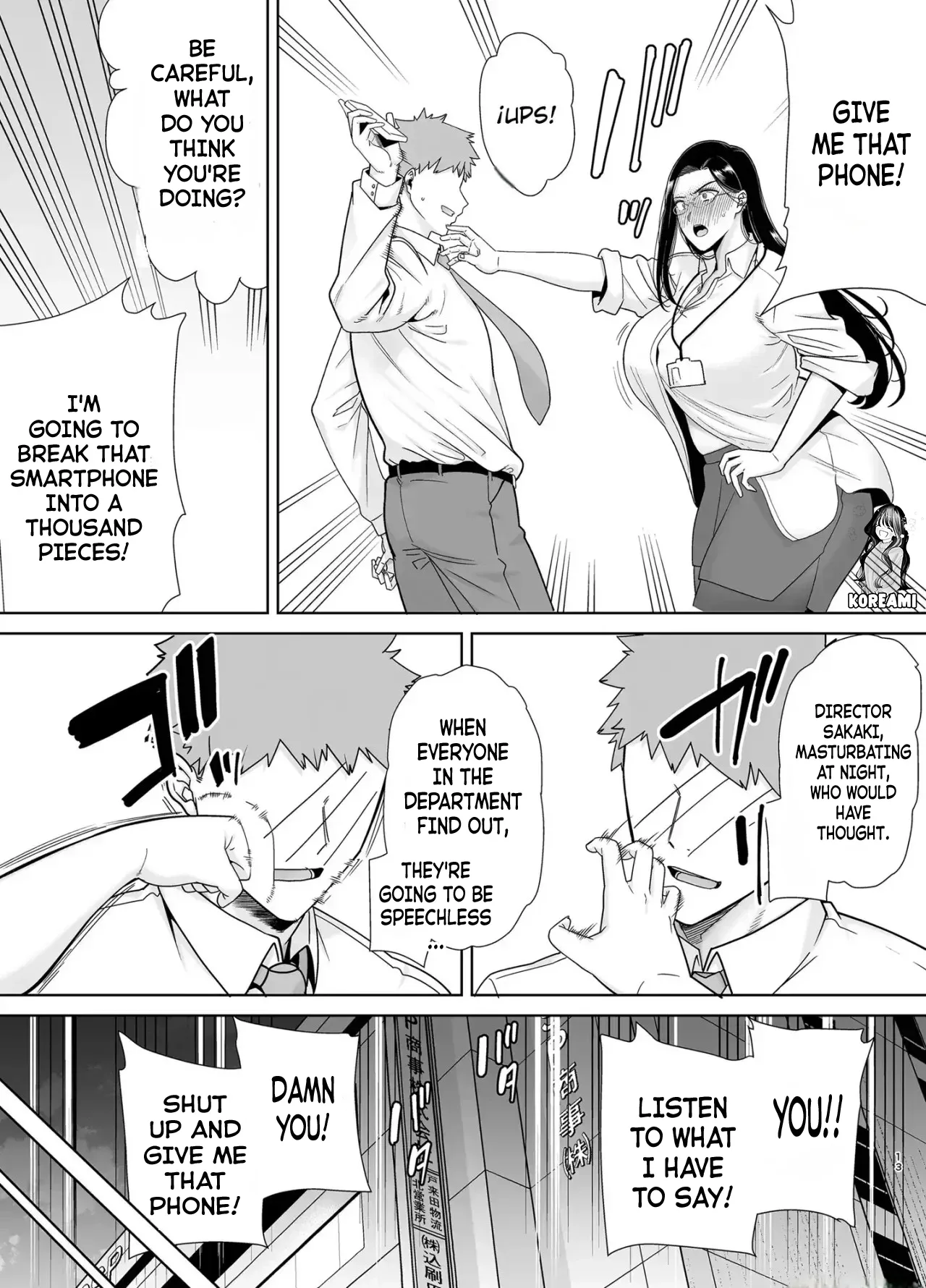 Pawahara Onna Joushi to Shachiku-kun 1 12