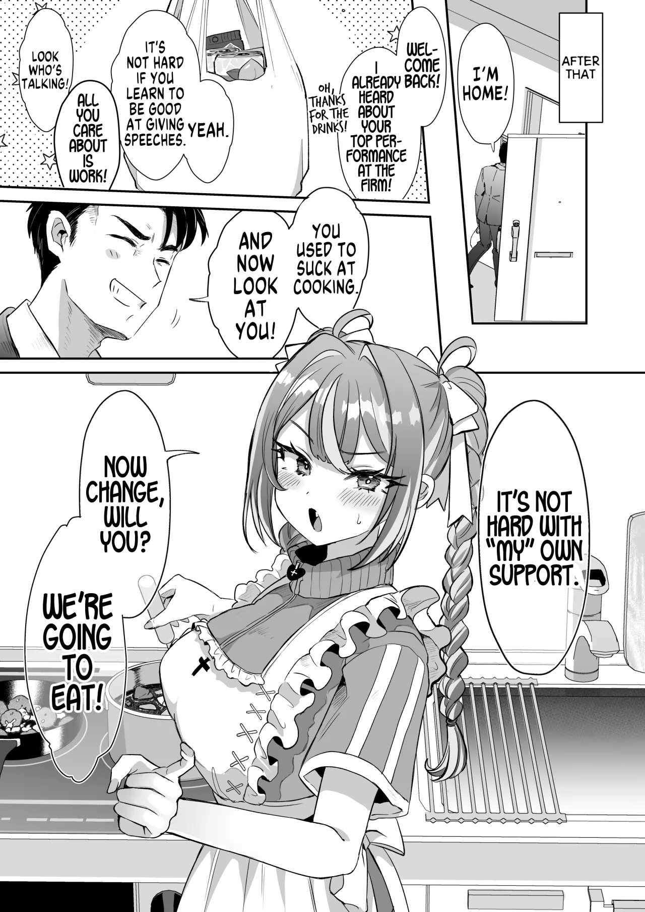 Pien na Ore, Shachiku na Watashi. ~Kinou made Black datta noni, Okitara Sekai ga Pink ni Somattete Kusa Nan da ga~ 43
