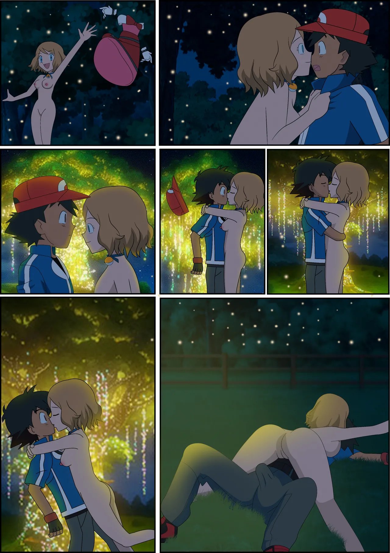 pokeporn under the pledging tree ash x serena 17