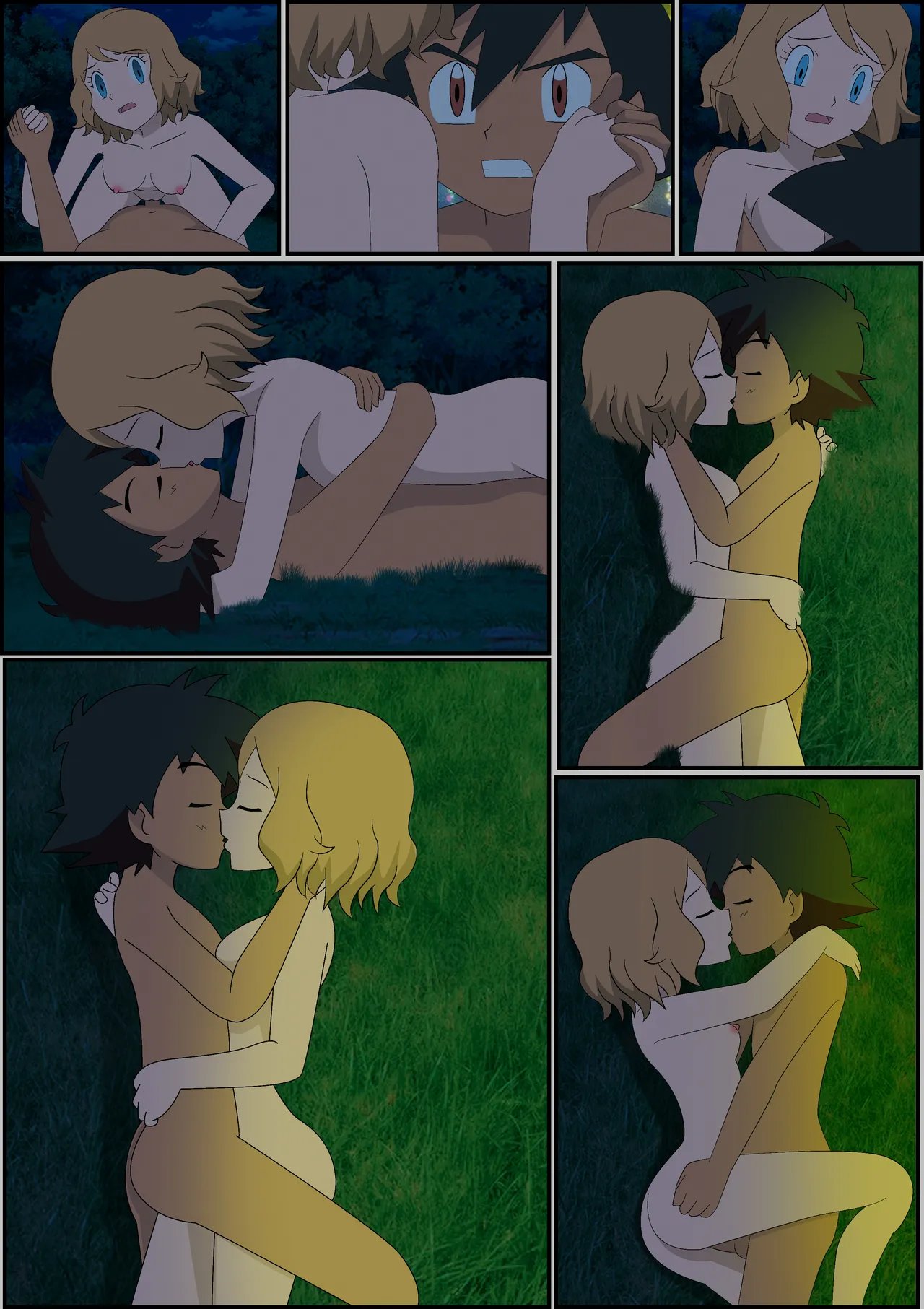 pokeporn under the pledging tree ash x serena 20
