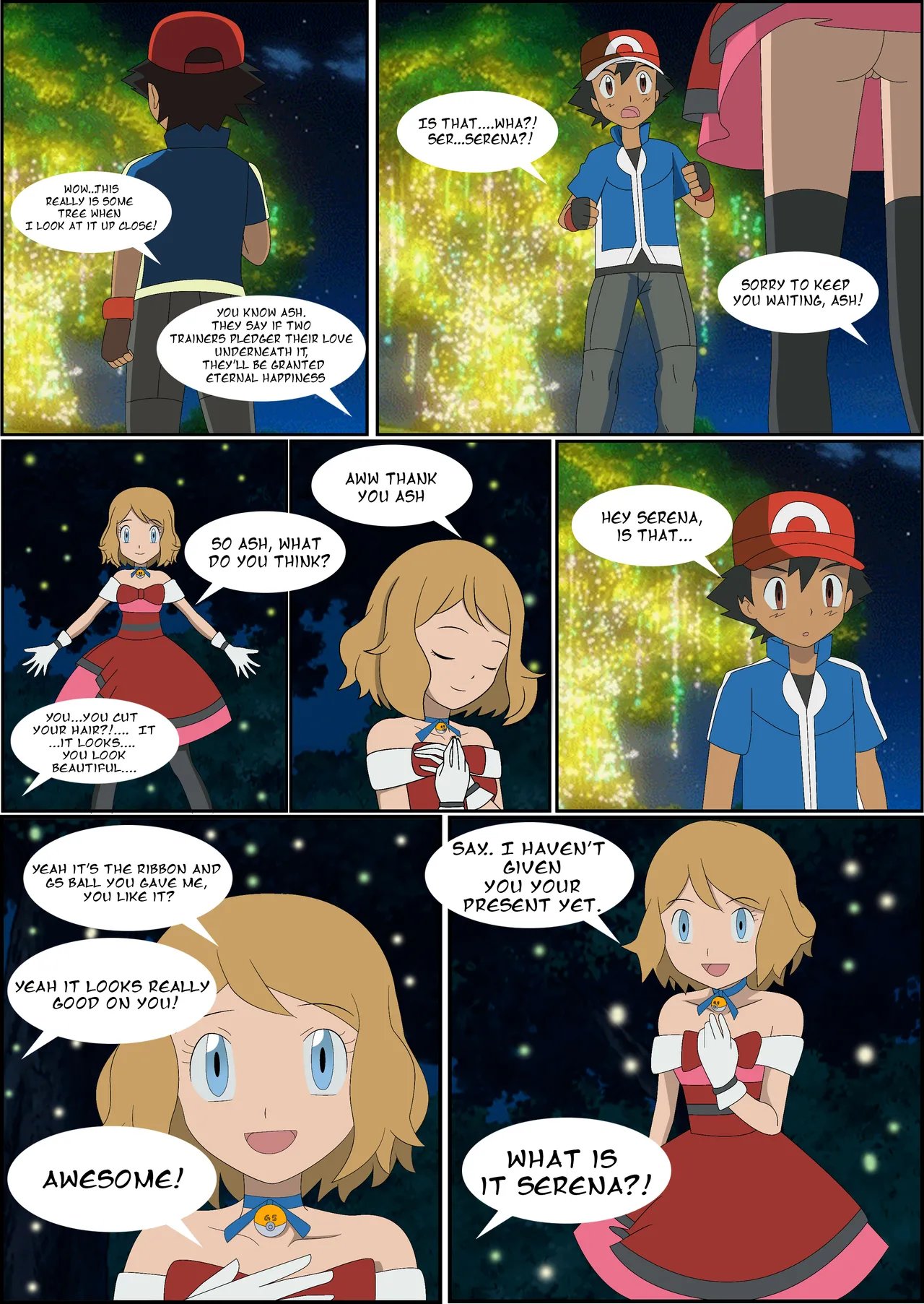 pokeporn under the pledging tree ash x serena 3
